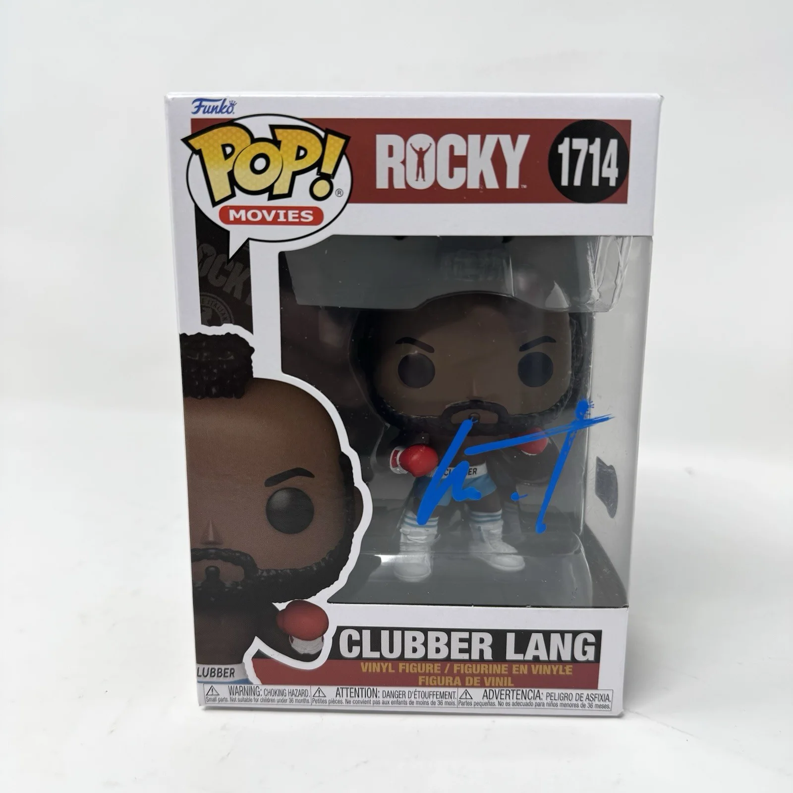 Mr. T — Mr. T Signed Rocky Clubber Lang Funko Pop #1714 Autograph Figure Beckett COA, image 3