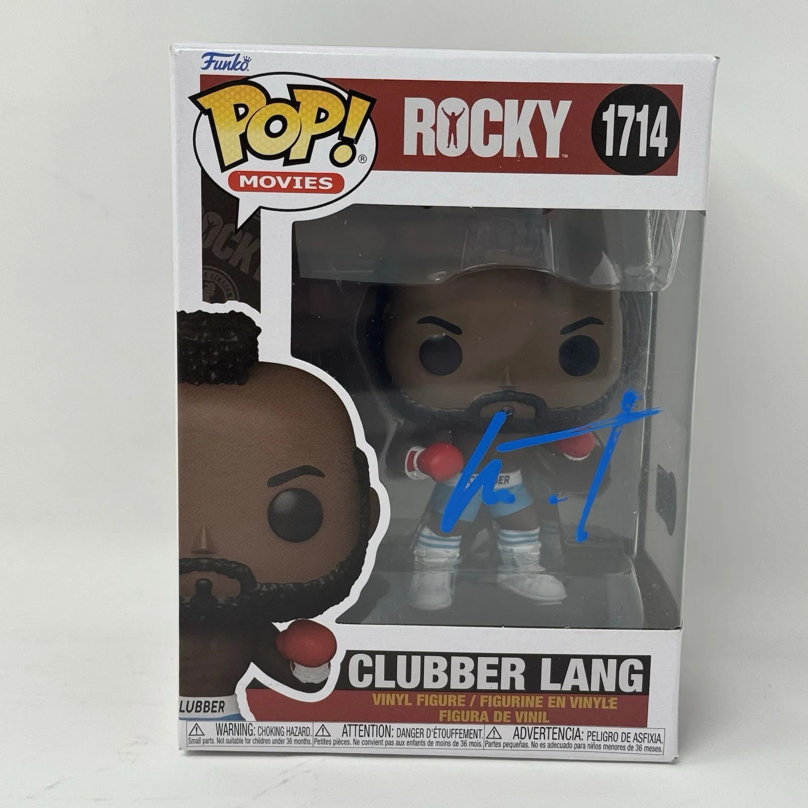 Mr. T — Mr. T Signed Rocky Clubber Lang Funko Pop #1714 Autograph Figure Beckett COA, image 4