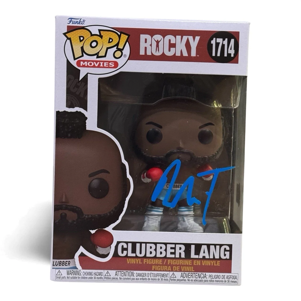 Mr. T — Mr. T Signed Rocky Clubber Lang Funko Pop #1714 Autograph Figure Beckett COA, изображение 2