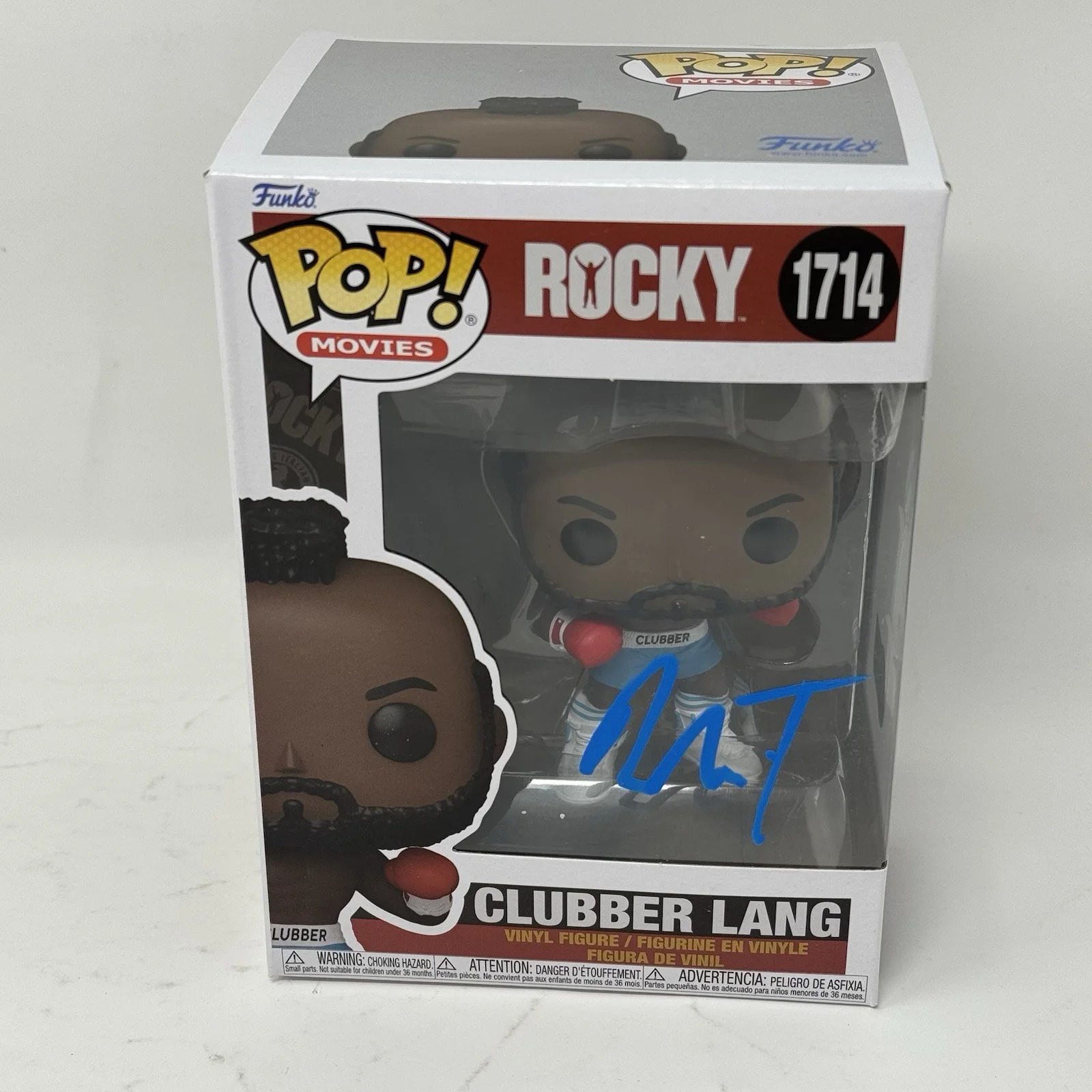 Mr. T — Mr. T Signed Rocky Clubber Lang Funko Pop #1714 Autograph Figure Beckett COA, изображение 4