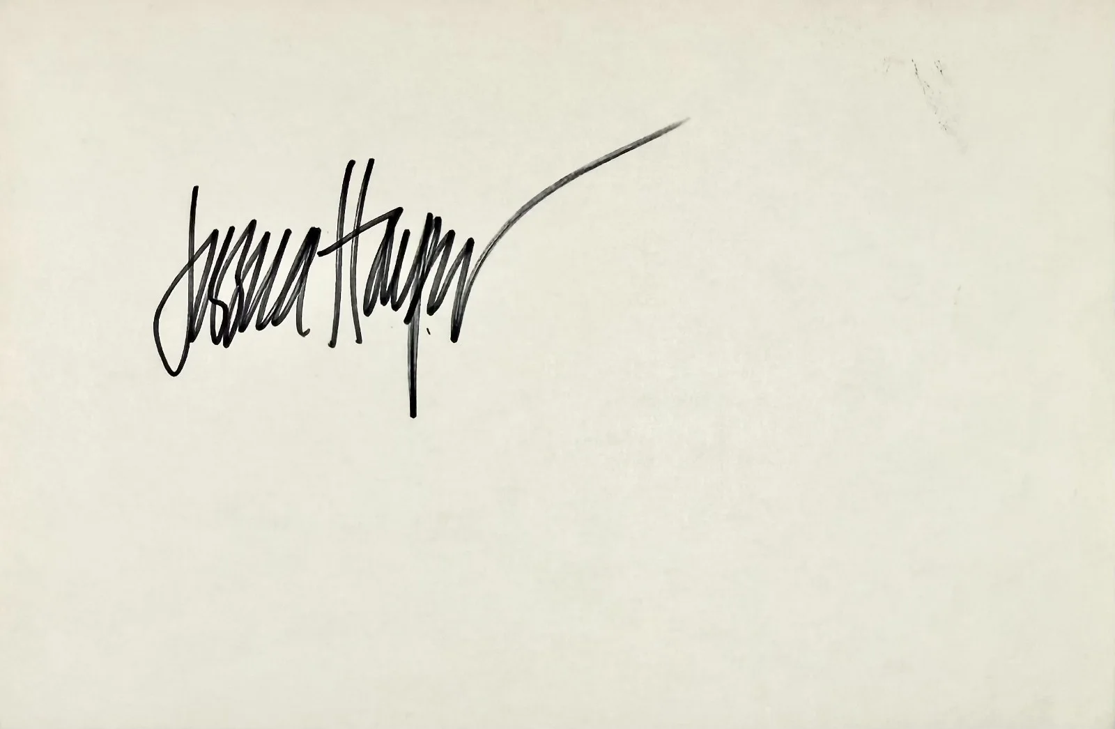 Jessica Harper — JESSICA HARPER Signed Autograph 4x6 INDEX CARD Phantom of the Paradise SUSPIRIA