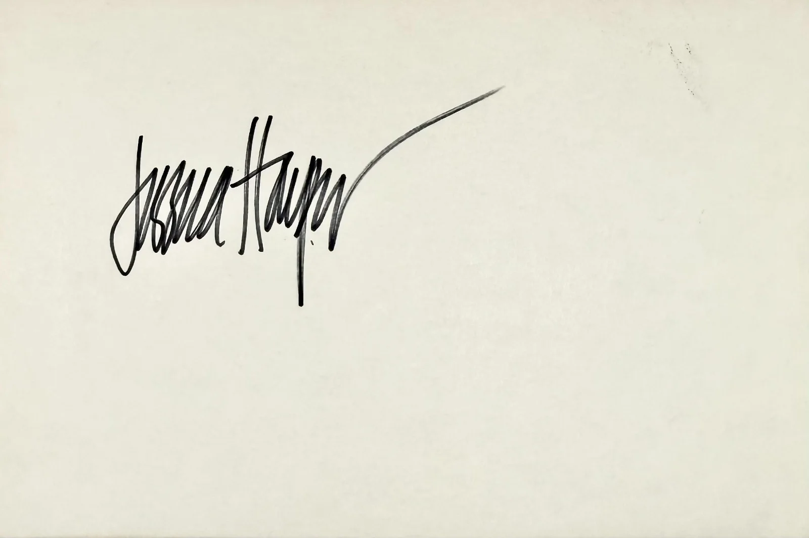Jessica Harper — JESSICA HARPER Signed Autograph 4x6 INDEX CARD Phantom of the Paradise SUSPIRIA, изображение 2
