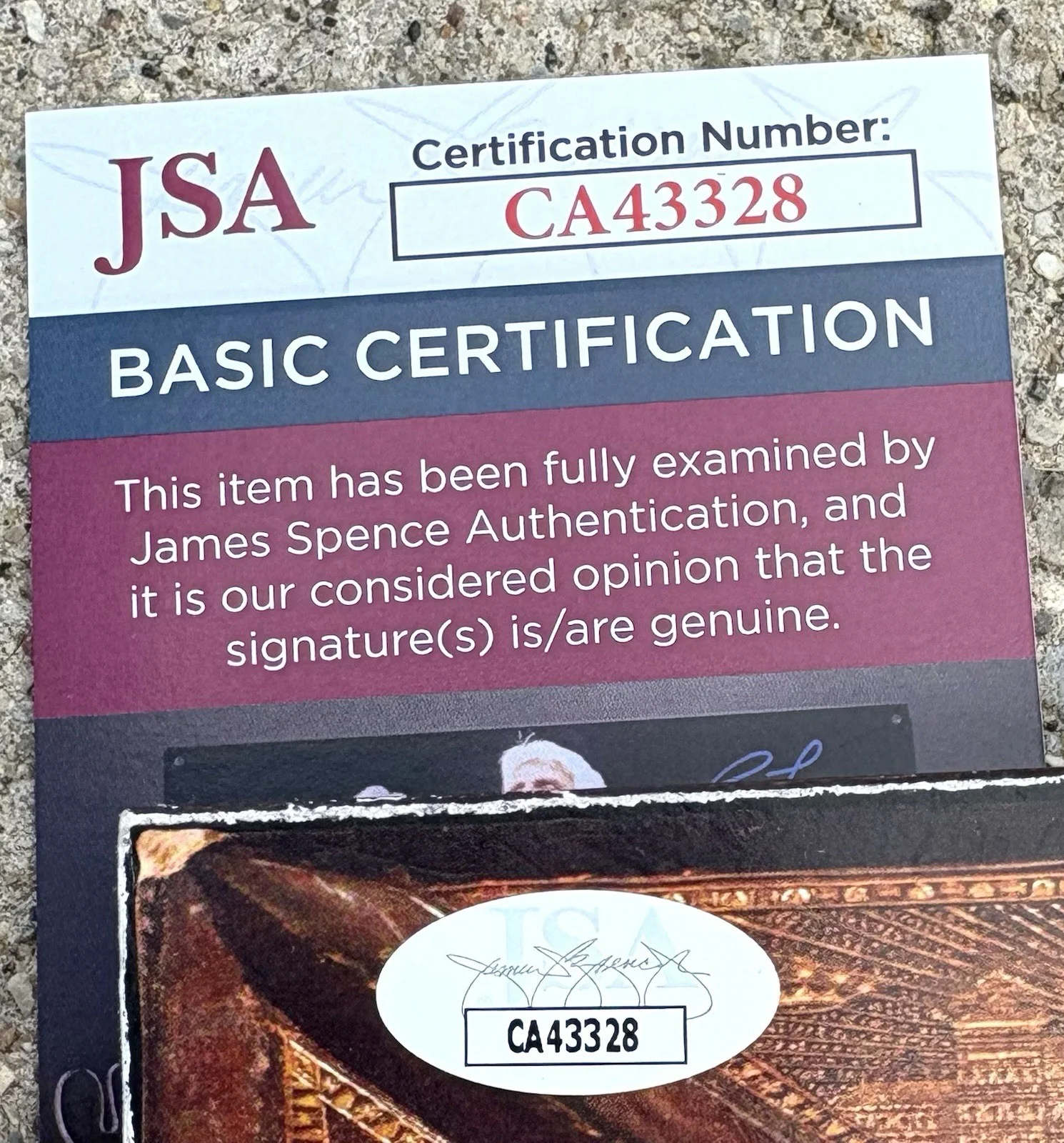 BUCKCHERRY SIGNED CD JSA COA Confessions, image 2