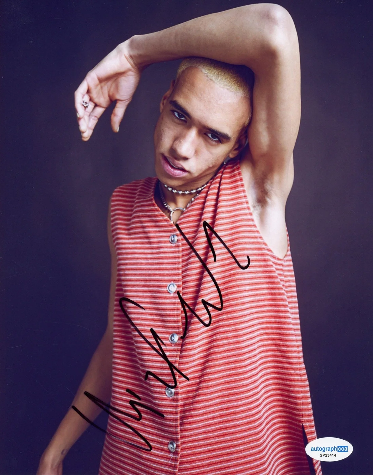 WizTheMc — WizTheMc "For A Minute" Singer AUTOGRAPH Signed 'Wiz the Mc' 8x10 Photo E ACOA