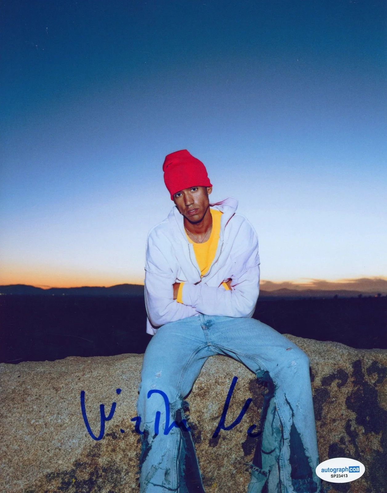 WizTheMc — WizTheMc "For A Minute" Singer AUTOGRAPH Signed 'Wiz the Mc' 8x10 Photo D ACOA