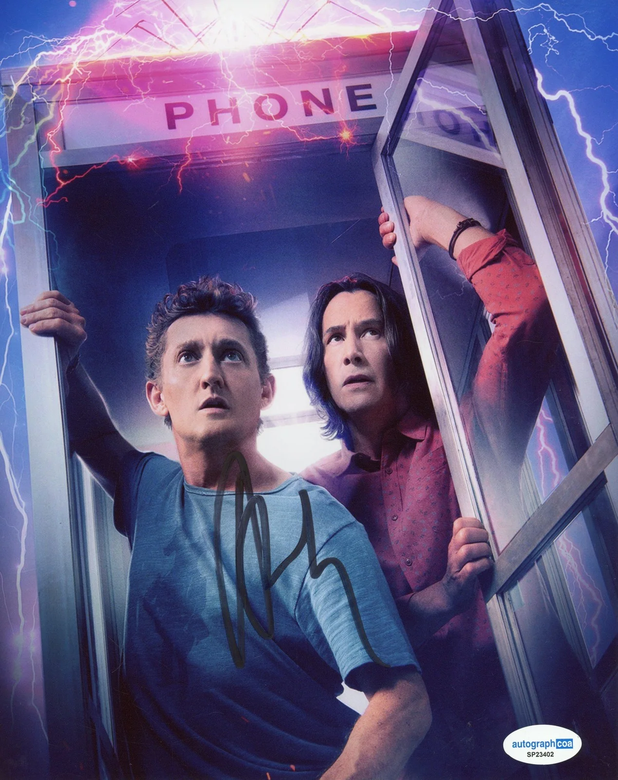 Alex Winter — Alex Winter "Bill & Ted Face the Music" AUTOGRAPH Signed Bill 8x10 Photo B ACOA