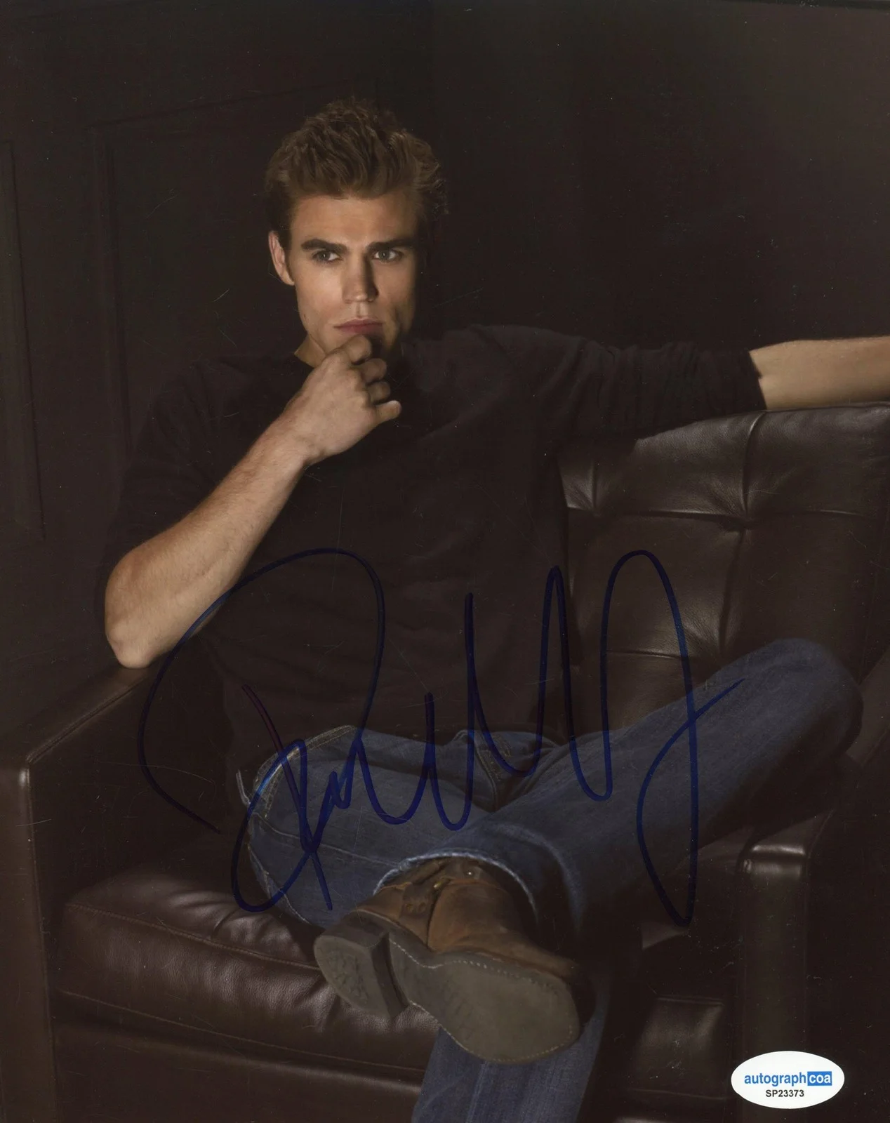 Paul Wesley — Paul Wesley "Vampire Diaries" AUTOGRAPH Signed 'Stefan' 8x10 Photo ACOA