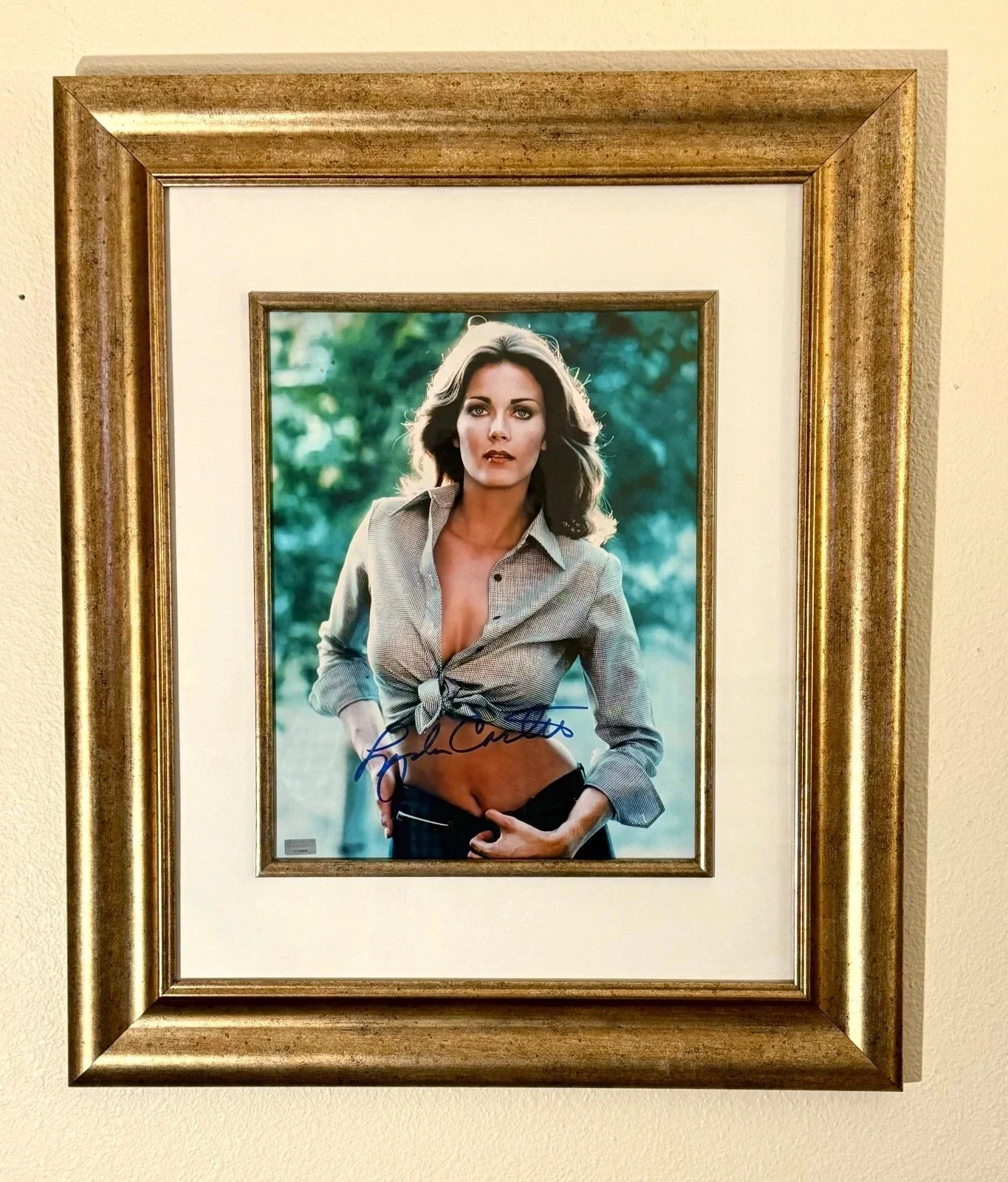 Lynda Carter — Lynda Carter autographed signed 11 x 14 - 1976 Bobbie Jo and the Outlaw movie !, изображение 3