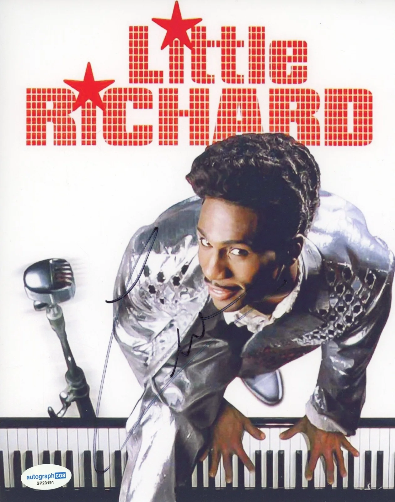 Leon Robinson — Leon Robinson "Little Richard" AUTOGRAPH Signed Autographed 8x10 Photo ACOA