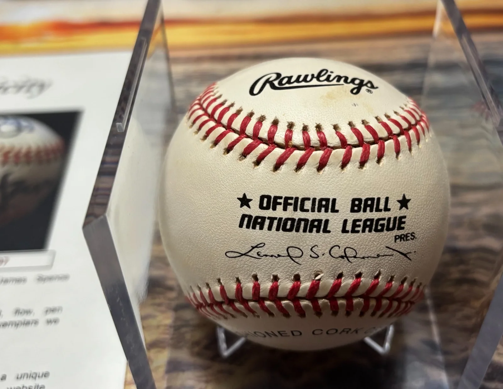 Harrison Ford — 🔥 Harrison Ford Signed ONL Baseball Auto Movie Actor Star Wars Han Solo JSA 🔥, image 3