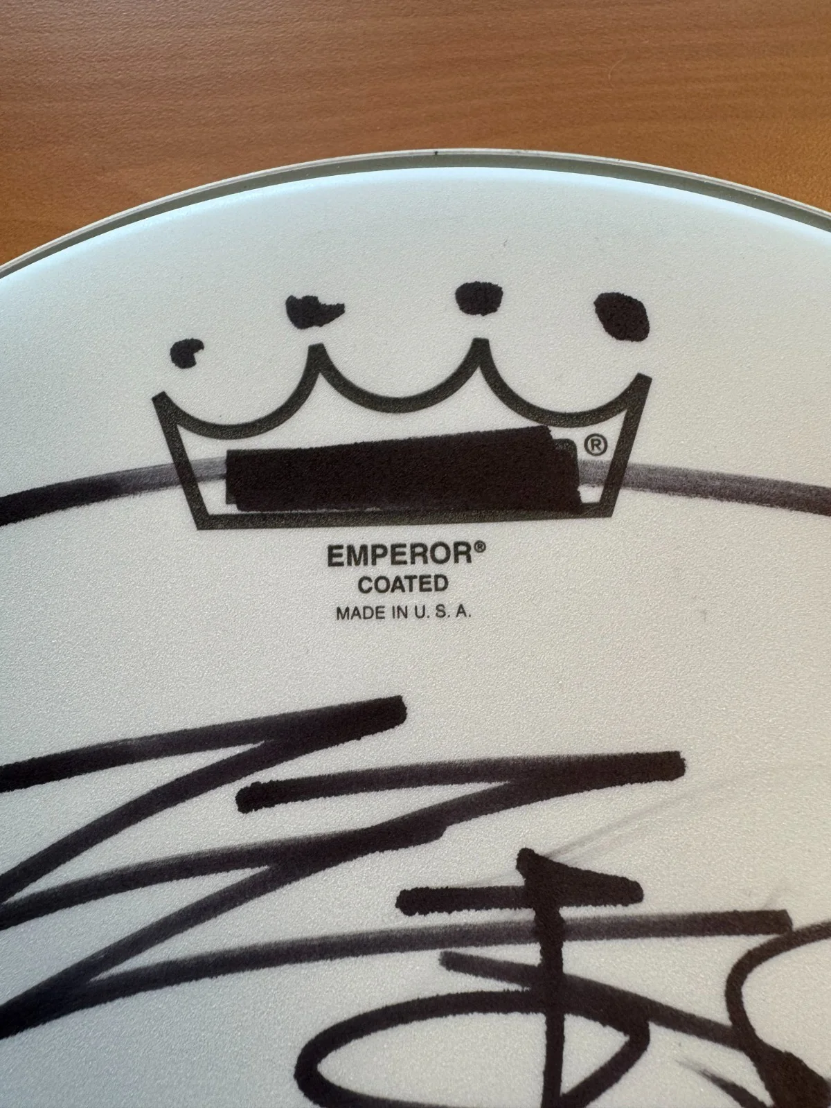 Billy Gibbons ZZ Top HOF Signed Autographed 10" Drumhead Drum Head Beckett COA, изображение 5
