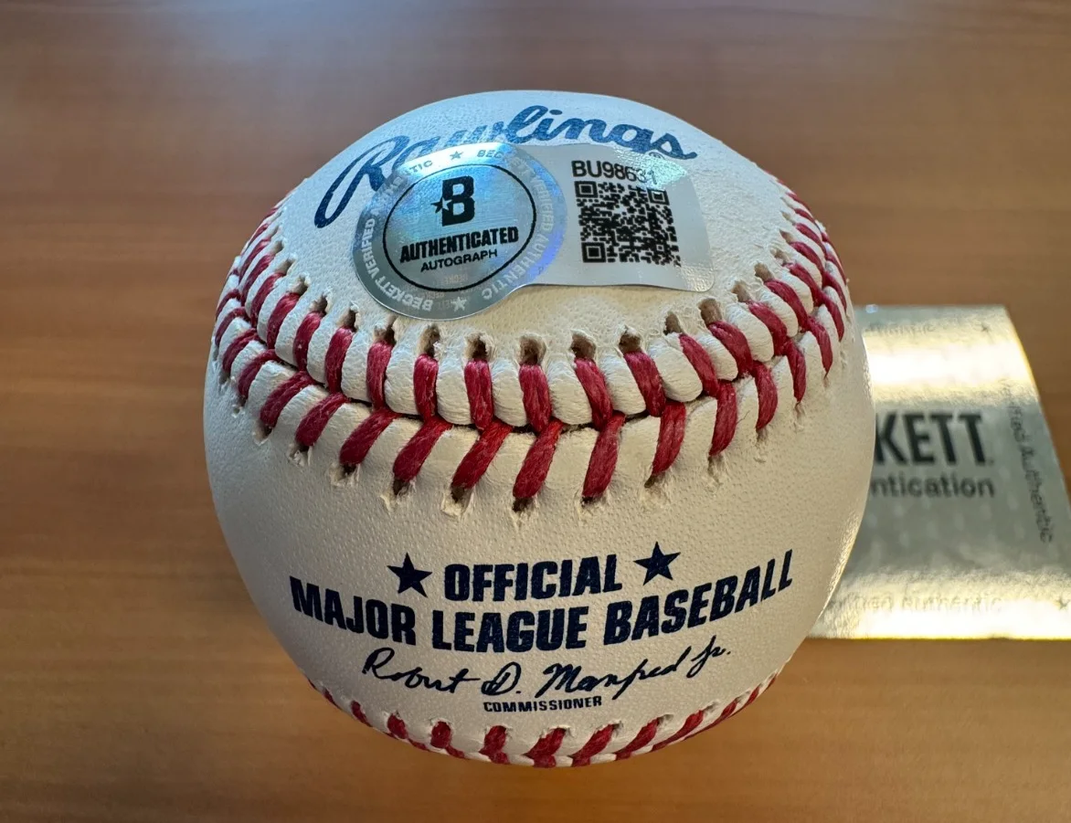Billy Gibbons Signed Autographed ROMLB Baseball ZZ Top Beckett COA Hall of Fame, изображение 3