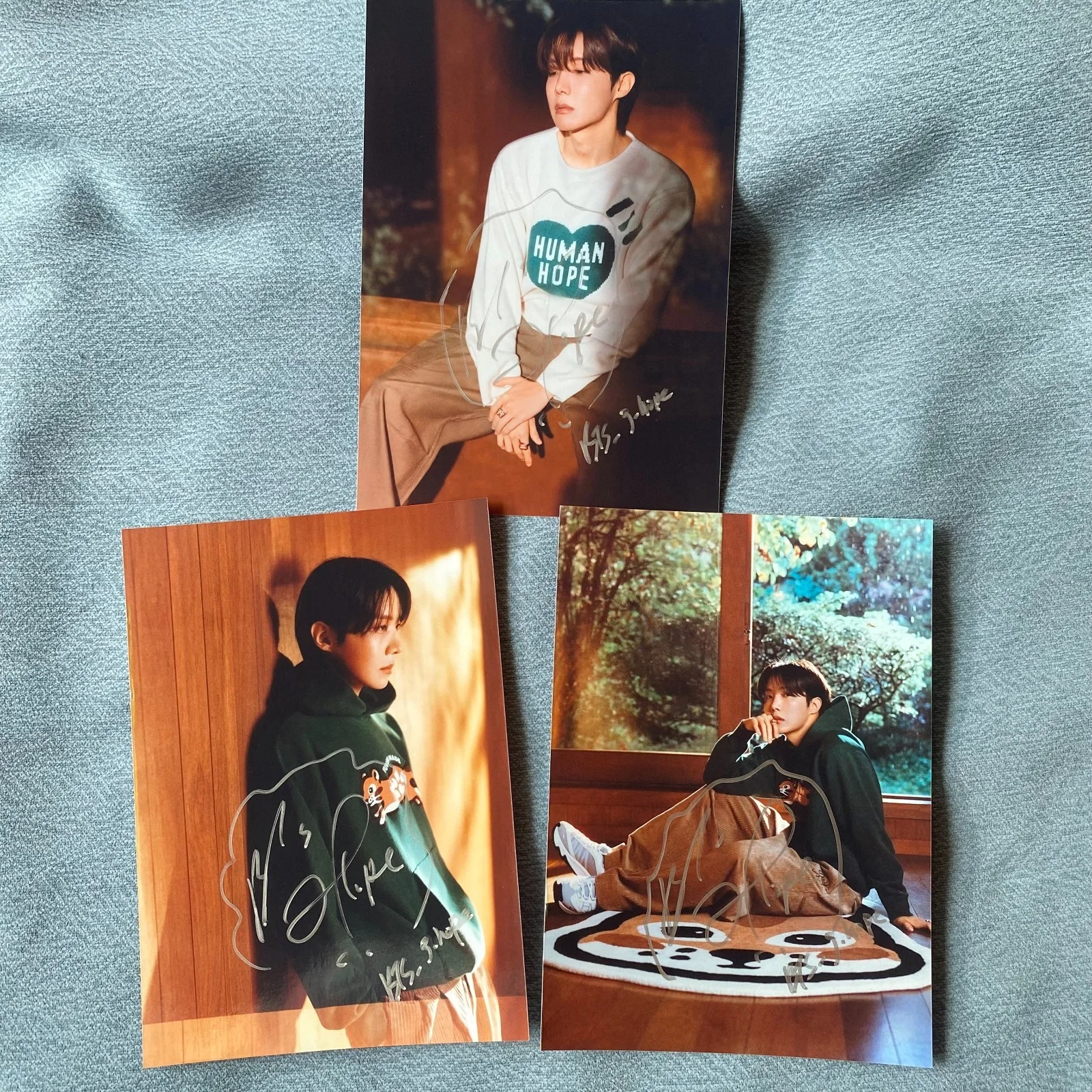 BTS J-HOPE AUTOGRAPHED SIGNED PHOTO K-POP COLLECTION 5*7 2025b, изображение 2