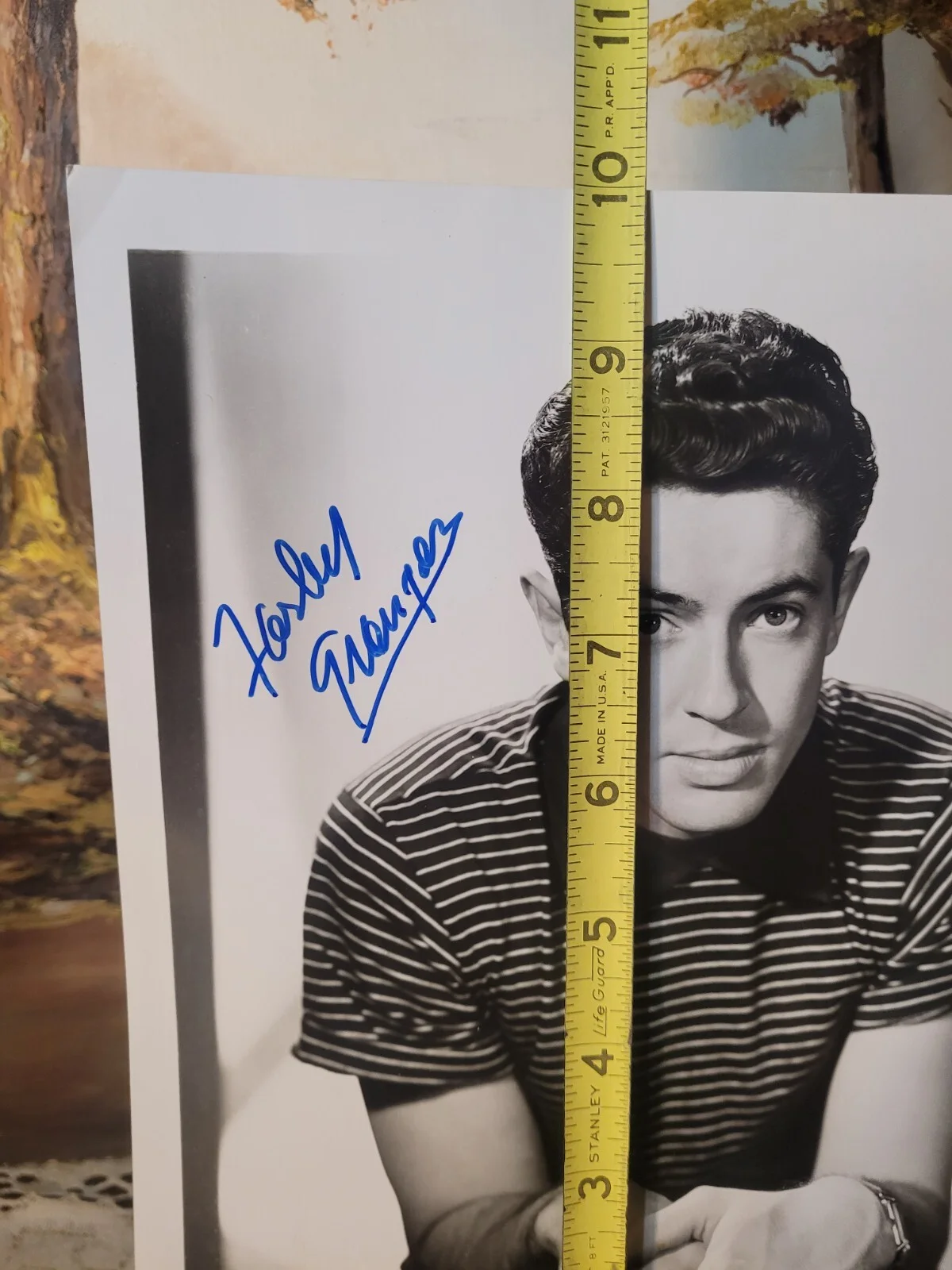 VINTAGE PRESS PHOTO FARLEY GRANGER AUTOGRAPHED 8×10, image 4