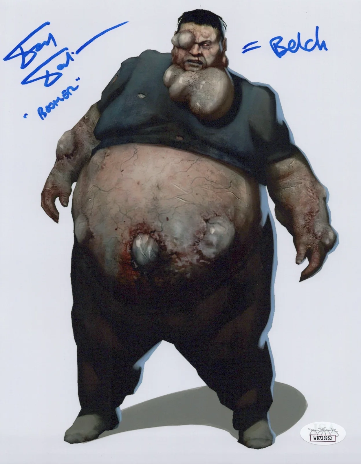 Fred Tatasciore — Fred Tatasciore Signed 8x10 Left 4 Dead 2 "Boomer" Autograph Photo JSA COA