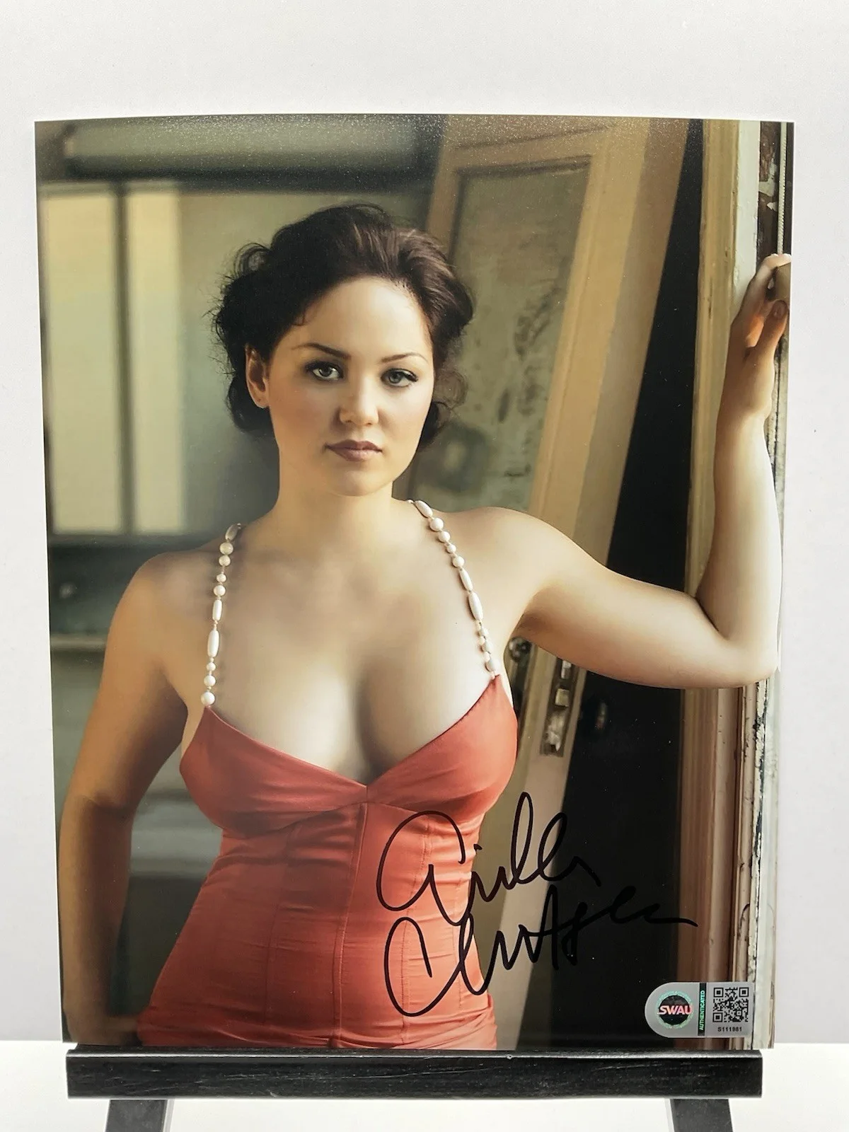 Erika Christensen — Erika Christensen signed Photo Will Trent signed photo Sexy signed 8x10 SWAU