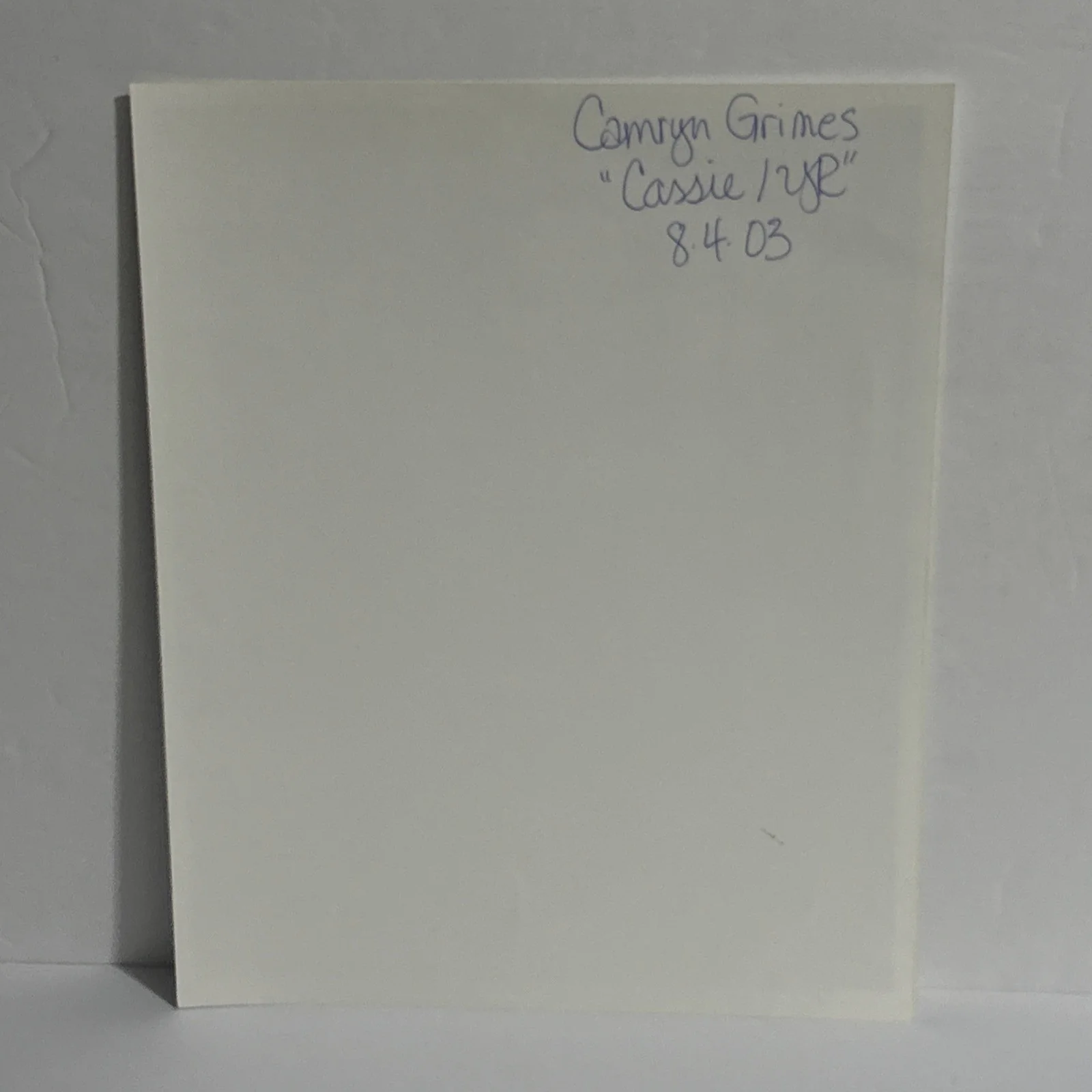 Camryn Grimes — 2003 Camryn Grimes HAND SIGNED AUTOGRAPH Photo Young & the Restless Soap Opera, изображение 2