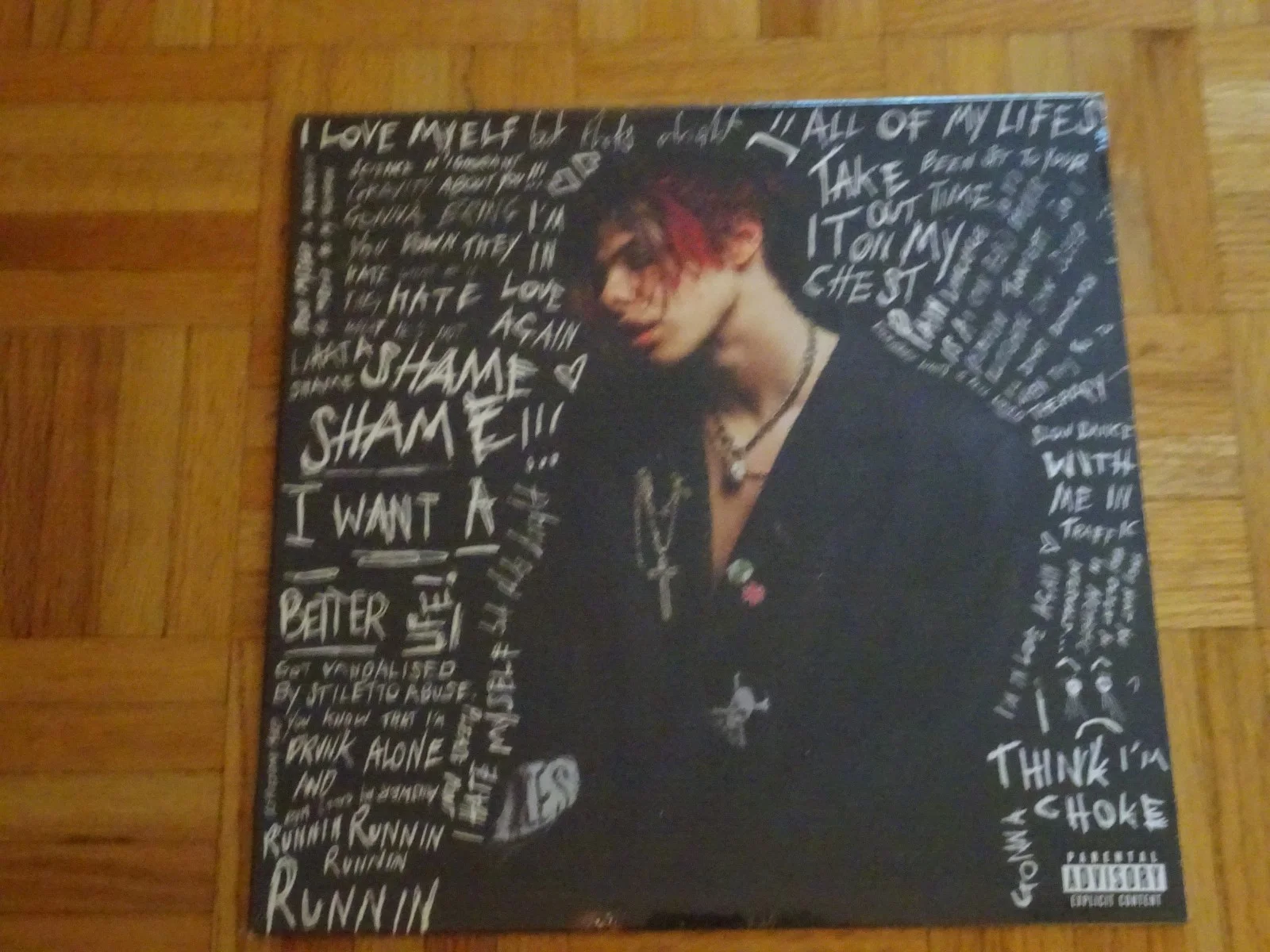YUNGBLUD Self Titled Vinyl LP Signed insert Autographed sealed variant cover, image 2