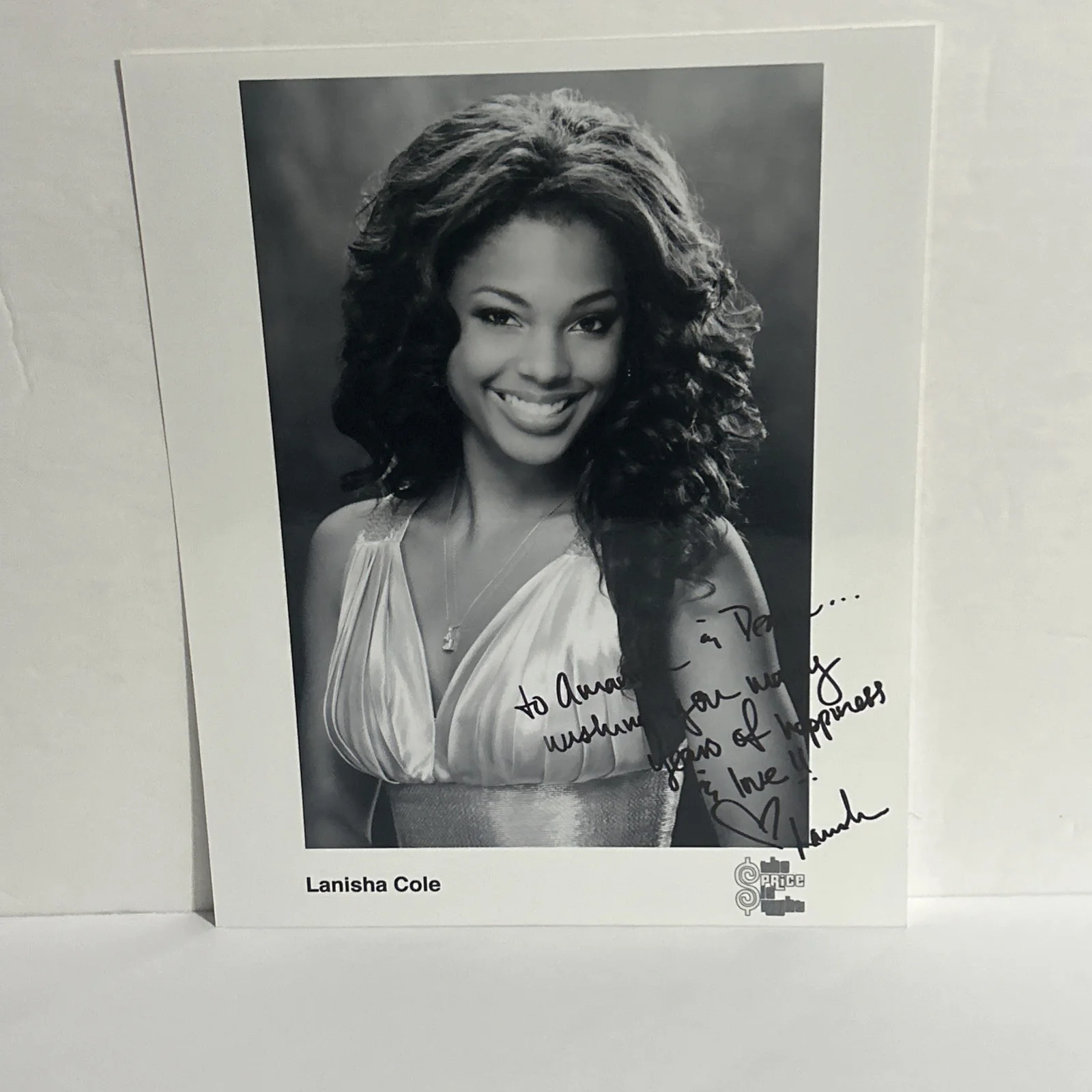 Lanisha Cole — RARE Lanisha Cole HAND Signed Full Color 8x10 Photo The Price Is Right Model