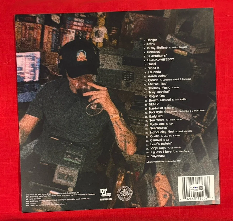 Logic VINYL DAYS Vinyl Album Hip Hop Music Autographed Signed JSA, изображение 2