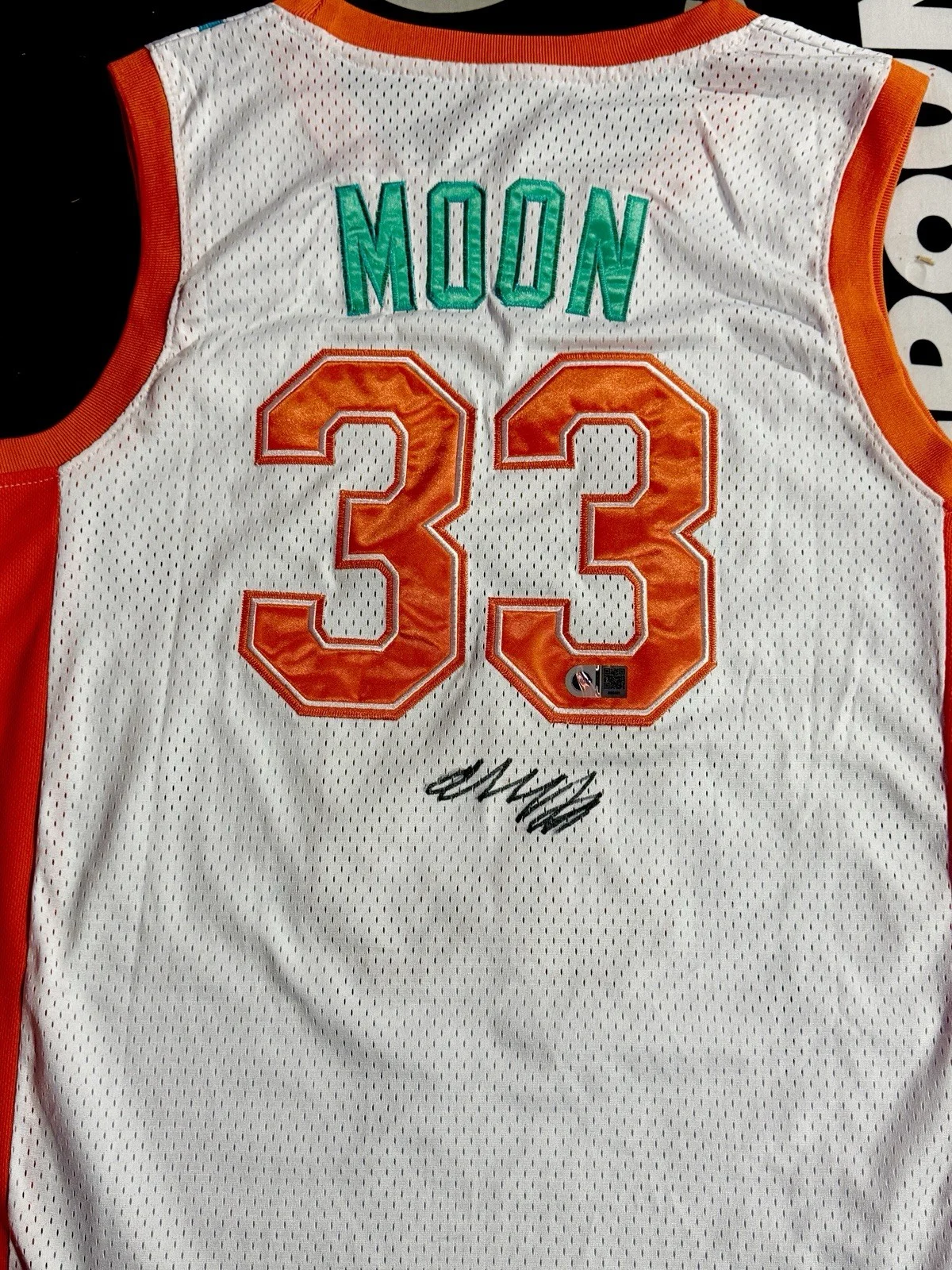 Will Ferrell — Will Ferrell Signed Jackie Moon Jersey Flint Tropics Semi Pro Movie SWAU LOA