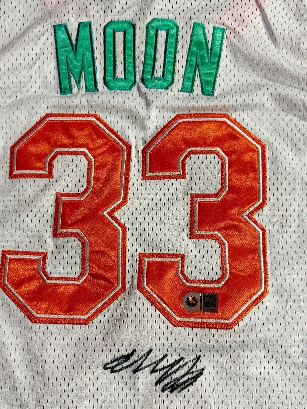 Will Ferrell — Will Ferrell Signed Jackie Moon Jersey Flint Tropics Semi Pro Movie SWAU LOA, изображение 2