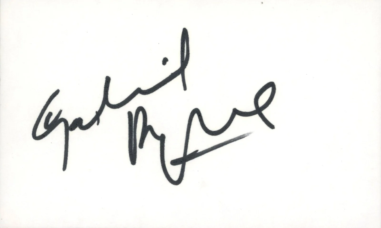 Gabriel Byrne Autograph & Photo, image 2