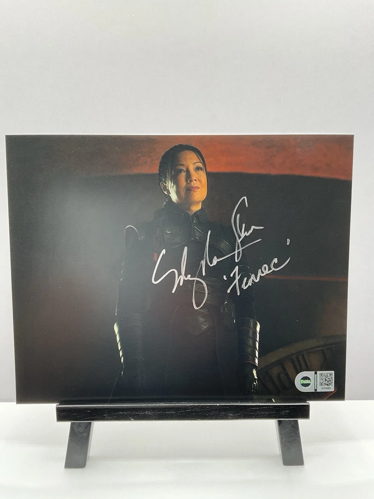 Ming-Na Wen — Ming-Na Wen signed 8x10 Mandalorian signed 8x10 Star Wars signed photo SWAU auto