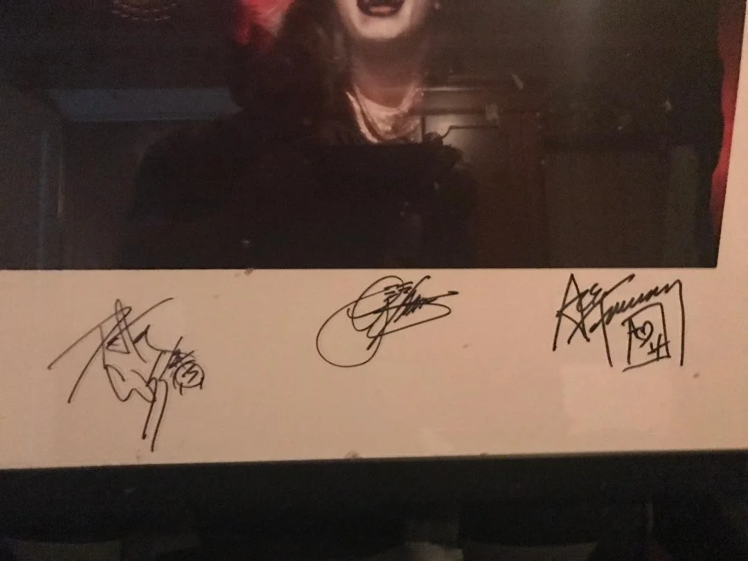 KISS FULLY SIGNED X4 DEBUT ALBUM LITHOGRAPH WITH A FULL COA ROGER EPPERSON NICE!, image 2