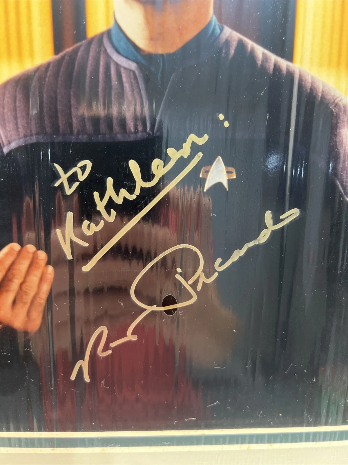 Robert Picardo — Robert Picardo Autograph Hand Signed "Dr." STAR TREK Voyager 10x8 Rare Matted, изображение 2