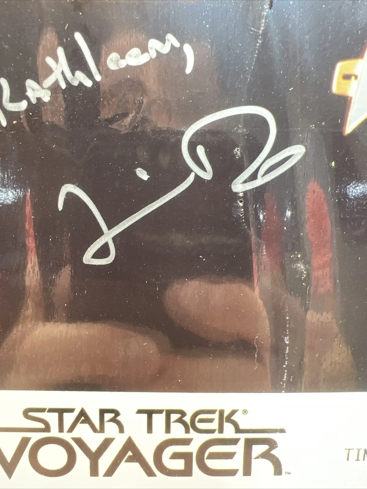 Tim Russ — Tim Russ "Tuvok" signed 8"X10" Photo STAR TREK VOYAGER Autograph Matted, изображение 4