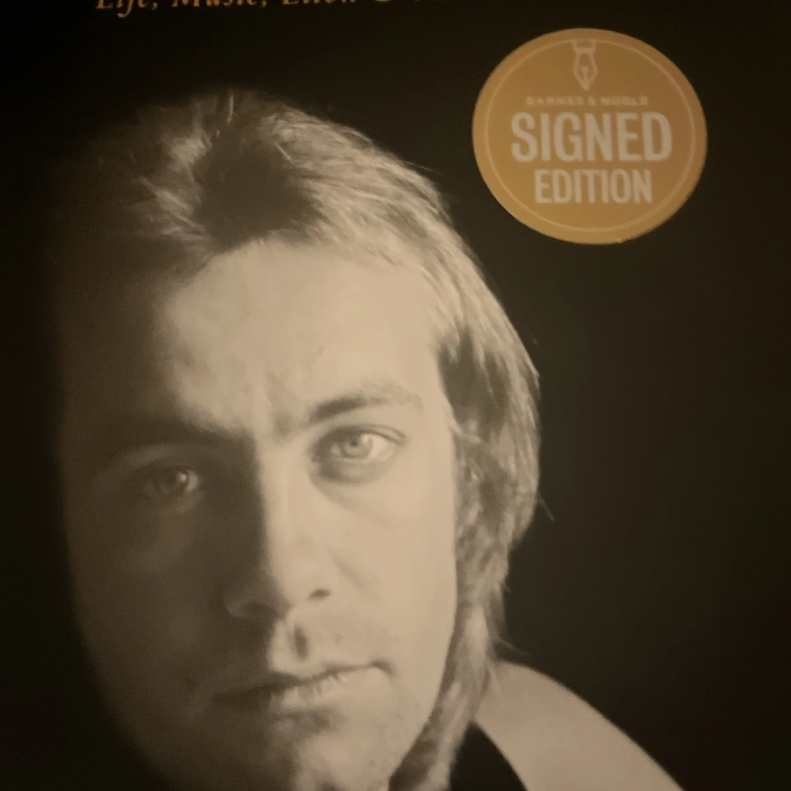 Bernie Taupin *SIGNED* Scattershot Book - Elton John - Rock & Roll HOF, image 2
