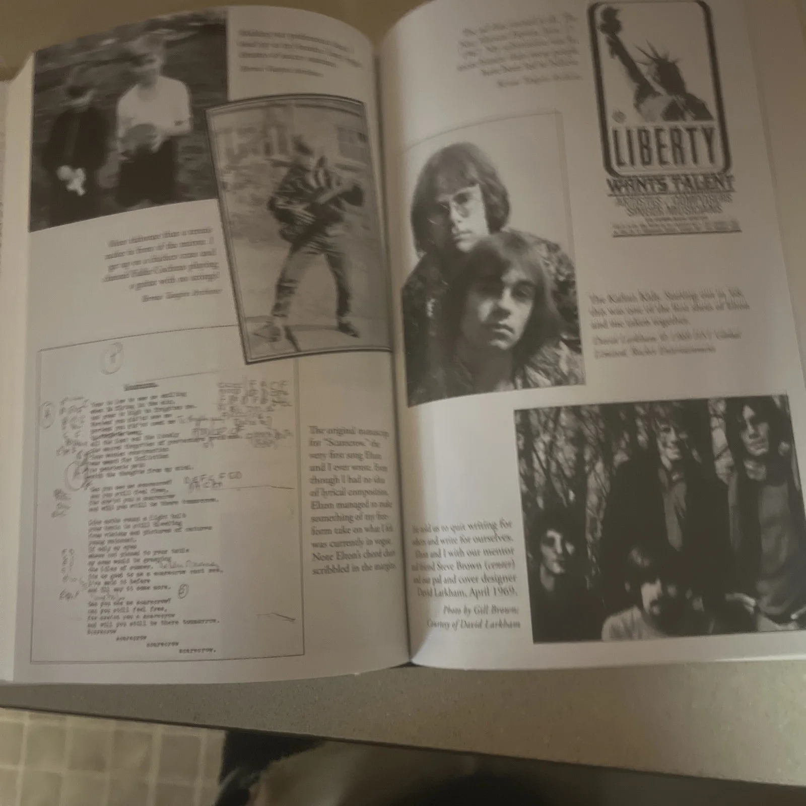 Bernie Taupin *SIGNED* Scattershot Book - Elton John - Rock & Roll HOF, image 4