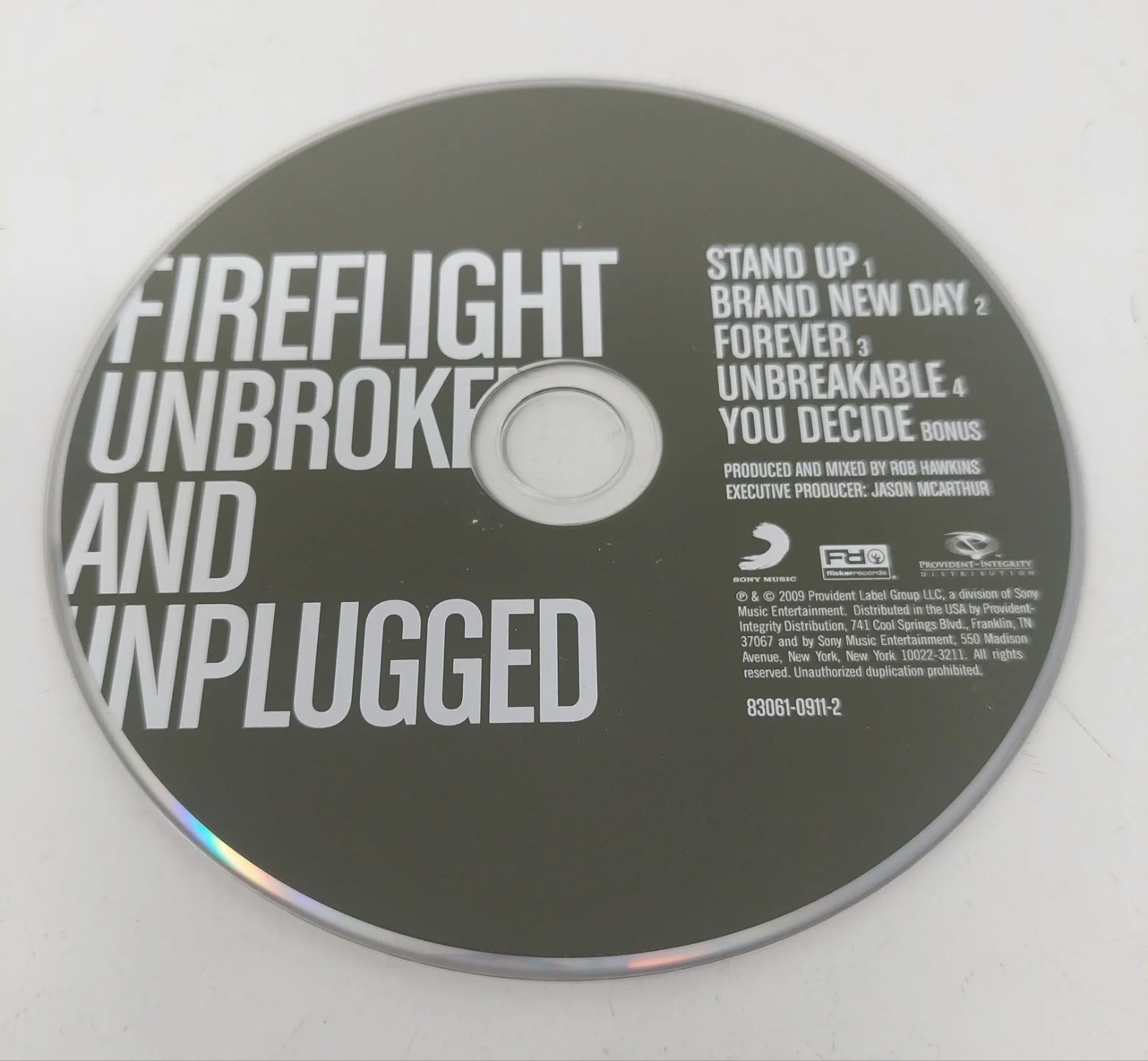 Fireflight Unbroken And Unplugged CD Signed Autographed By Full Band: Rare CD, image 2