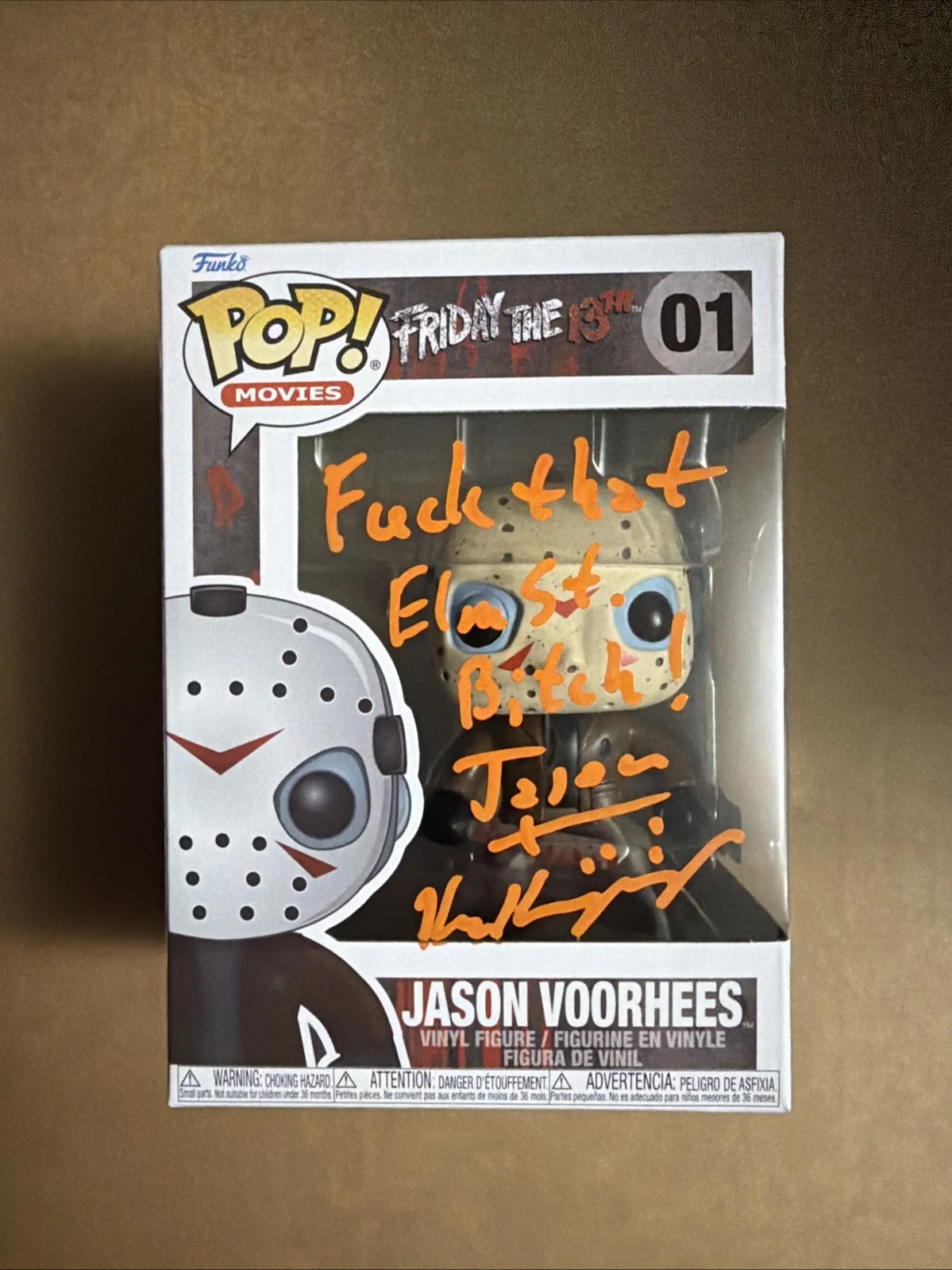 Ken Kirzinger — Ken Kirzinger Signed/Autographed Jason Funko Pop! Friday The 13th. OCCM COA