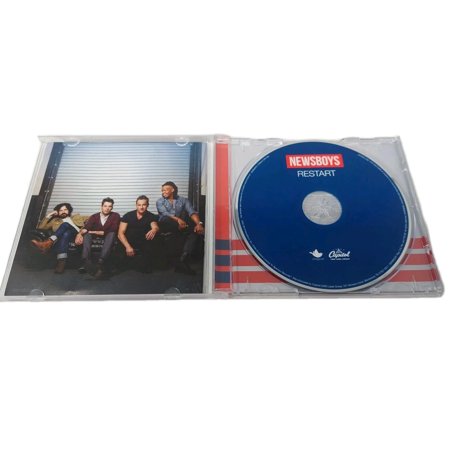 Newsboys Restart CD Signed Autographed: Full Band With Michael Tait, изображение 3
