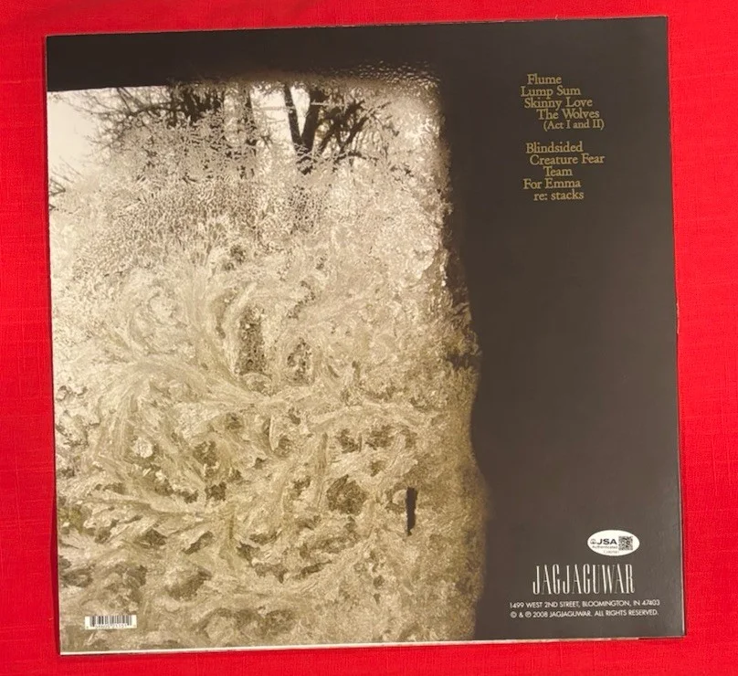 Justin Vernon BON IVER For Emma, Forever Ago Vinyl Album Autographed JSA, изображение 2
