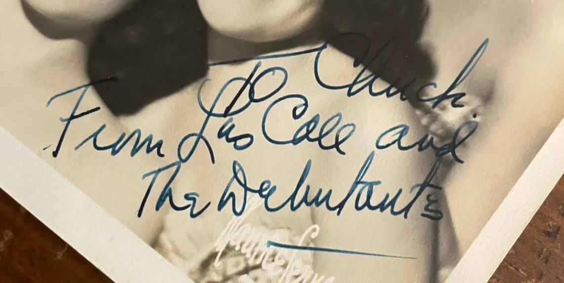 Lester Cole — Lester Cole & The Debutantes Signed Autograph Signature 8x10 Vintage Photograph, изображение 2
