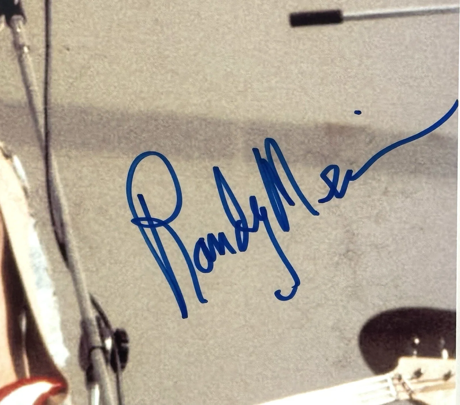 Randy Meisner signed Eagles Photo autographed with bass beckett coa, изображение 2