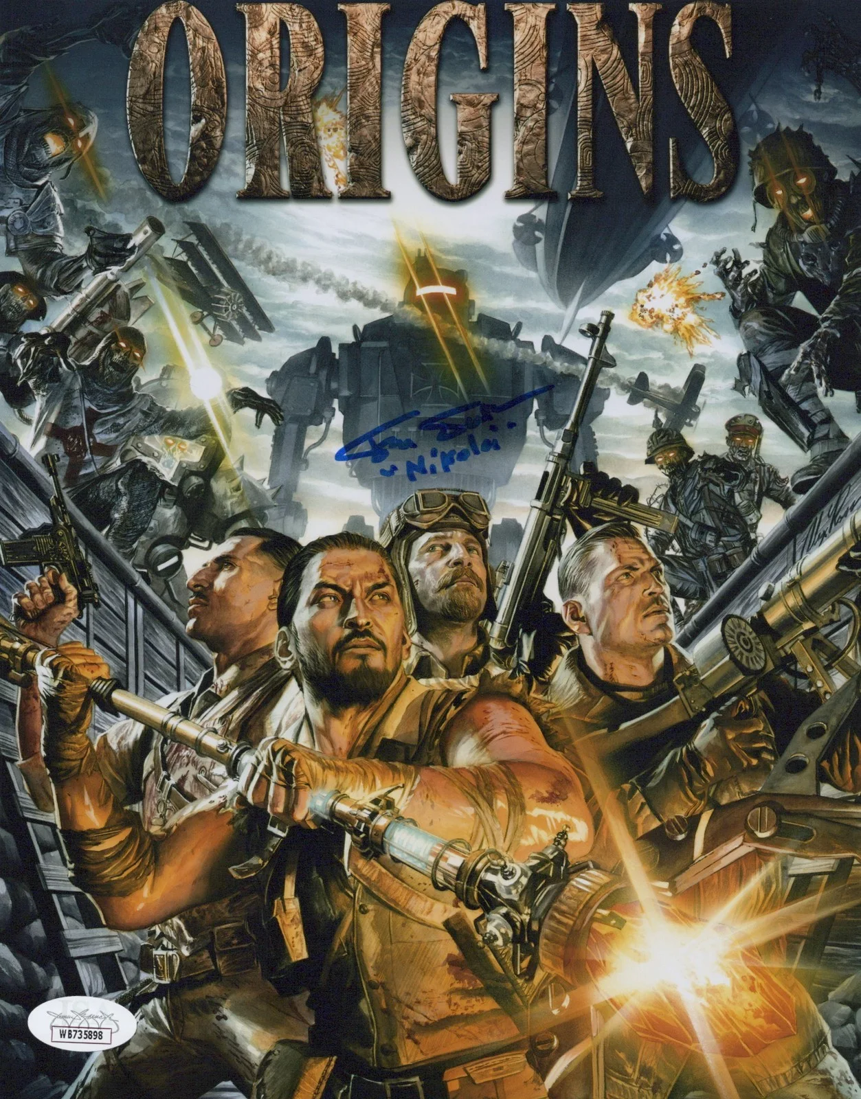 Fred Tatasciore — Fred Tatasciore Signed 8x10 Call of Duty Zombies Nikolai Autograph Photo JSA COA