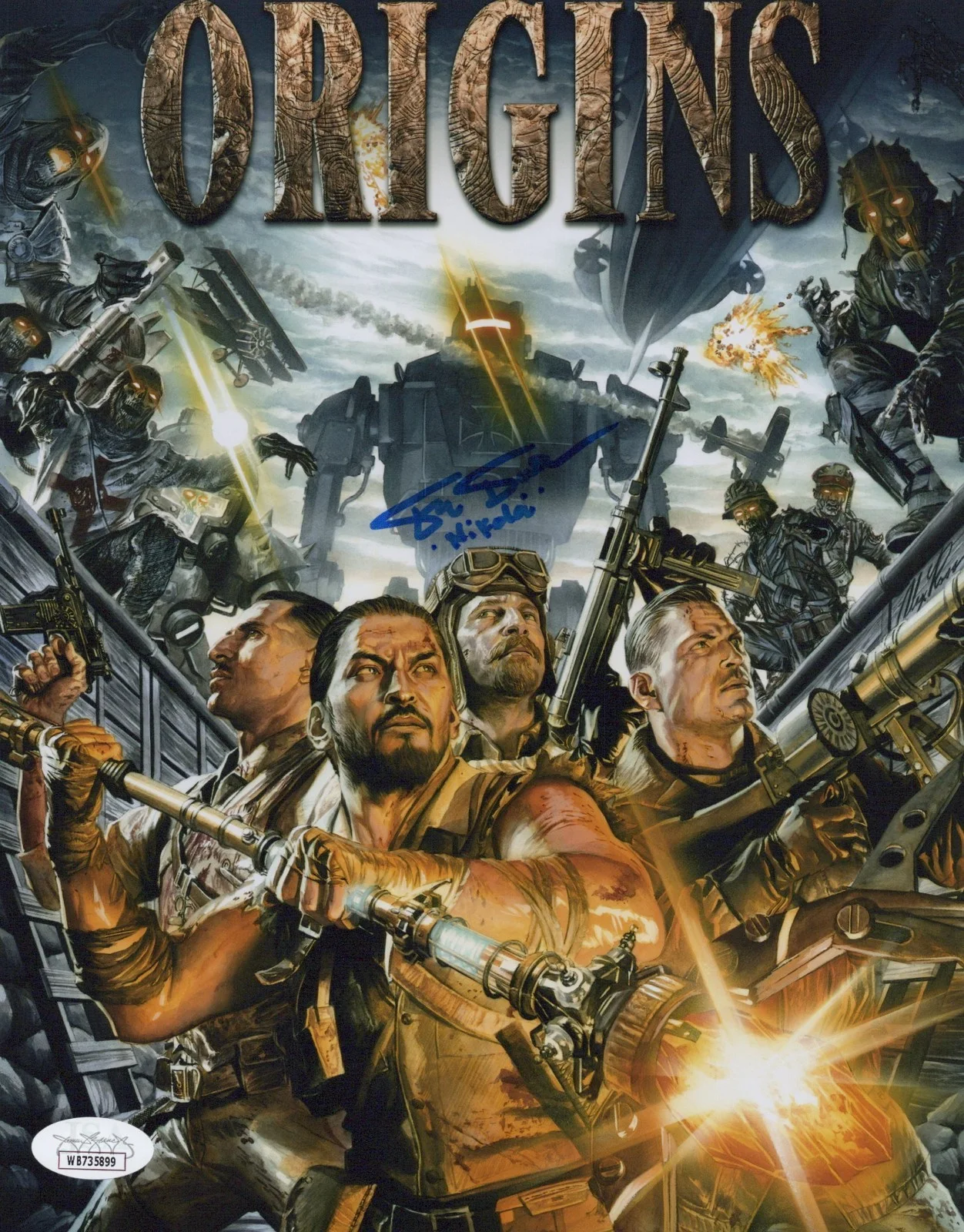 Fred Tatasciore — Fred Tatasciore Signed 8x10 Call of Duty Zombies Nikolai Autograph Photo JSA COA