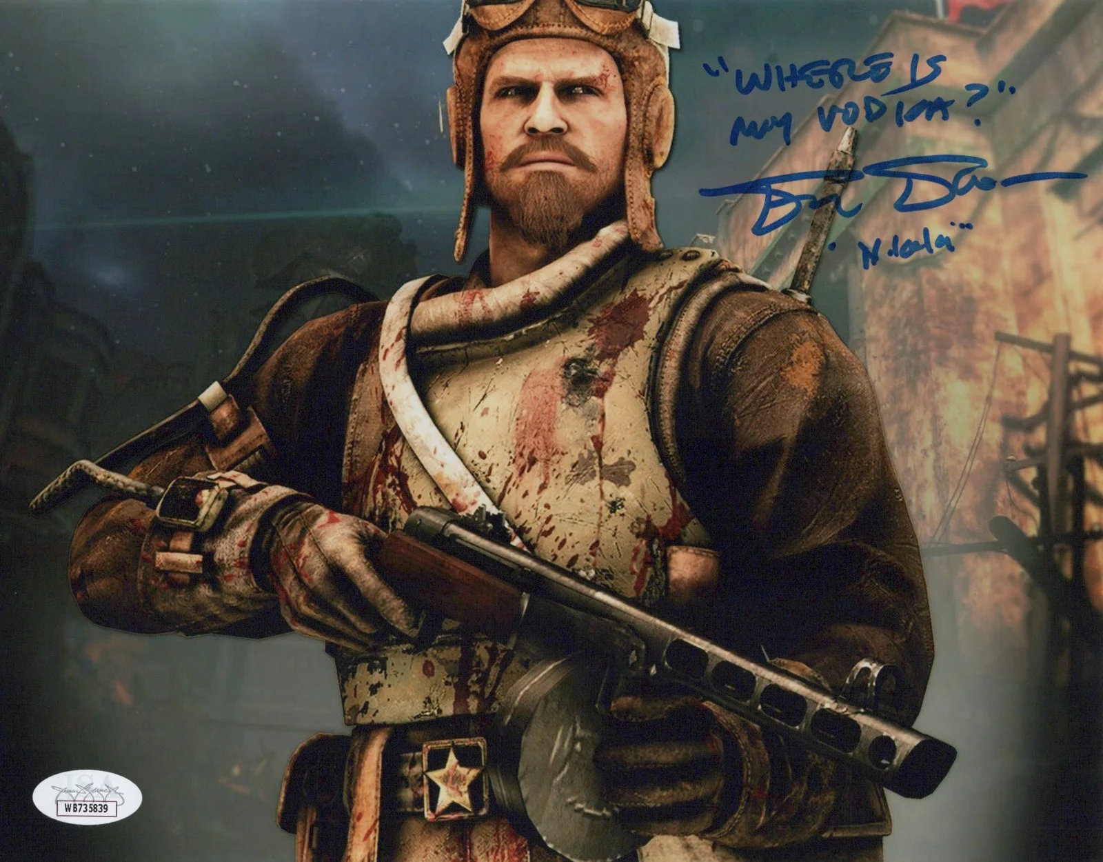 Fred Tatasciore — Fred Tatasciore Signed 8x10 Call of Duty Zombies Nikolai Autograph Photo JSA COA