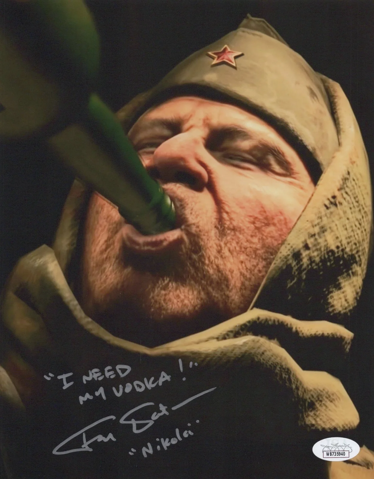 Fred Tatasciore — Fred Tatasciore Signed 8x10 Call of Duty Zombies Nikolai Autograph Photo JSA COA