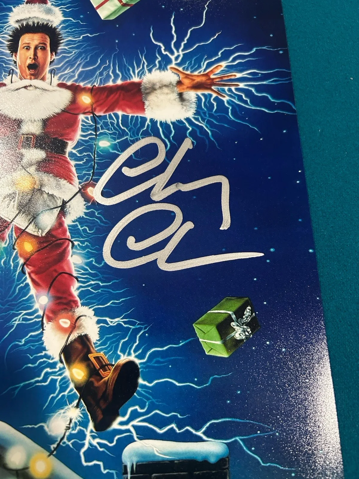 Chevy Chase — Chevy Chase Signed Auto 11x14 Photo Christmas Vacation Beckett BAS COA, изображение 2