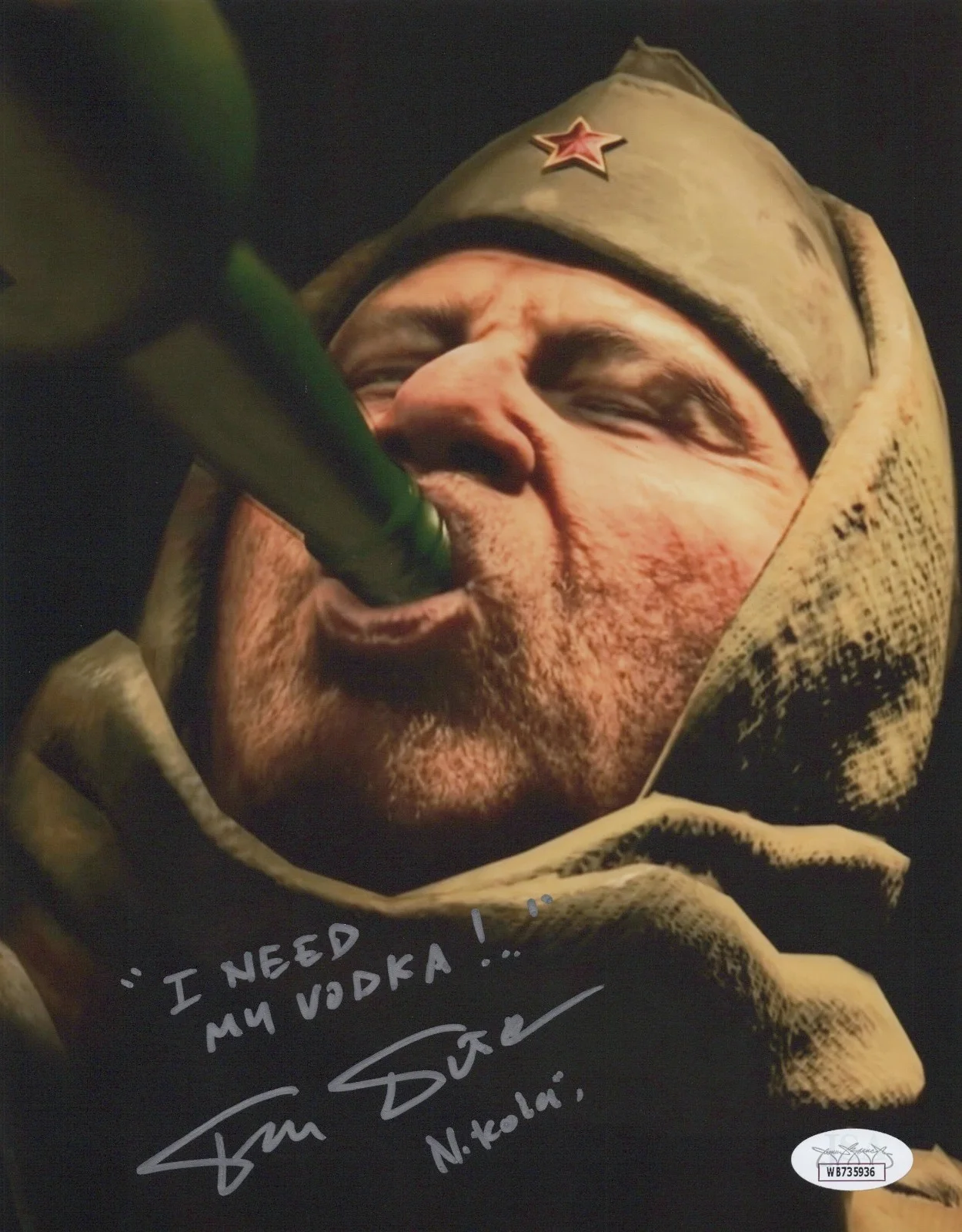 Fred Tatasciore — Fred Tatasciore Signed 8x10 Call of Duty Zombies Nikolai Autograph Photo JSA COA