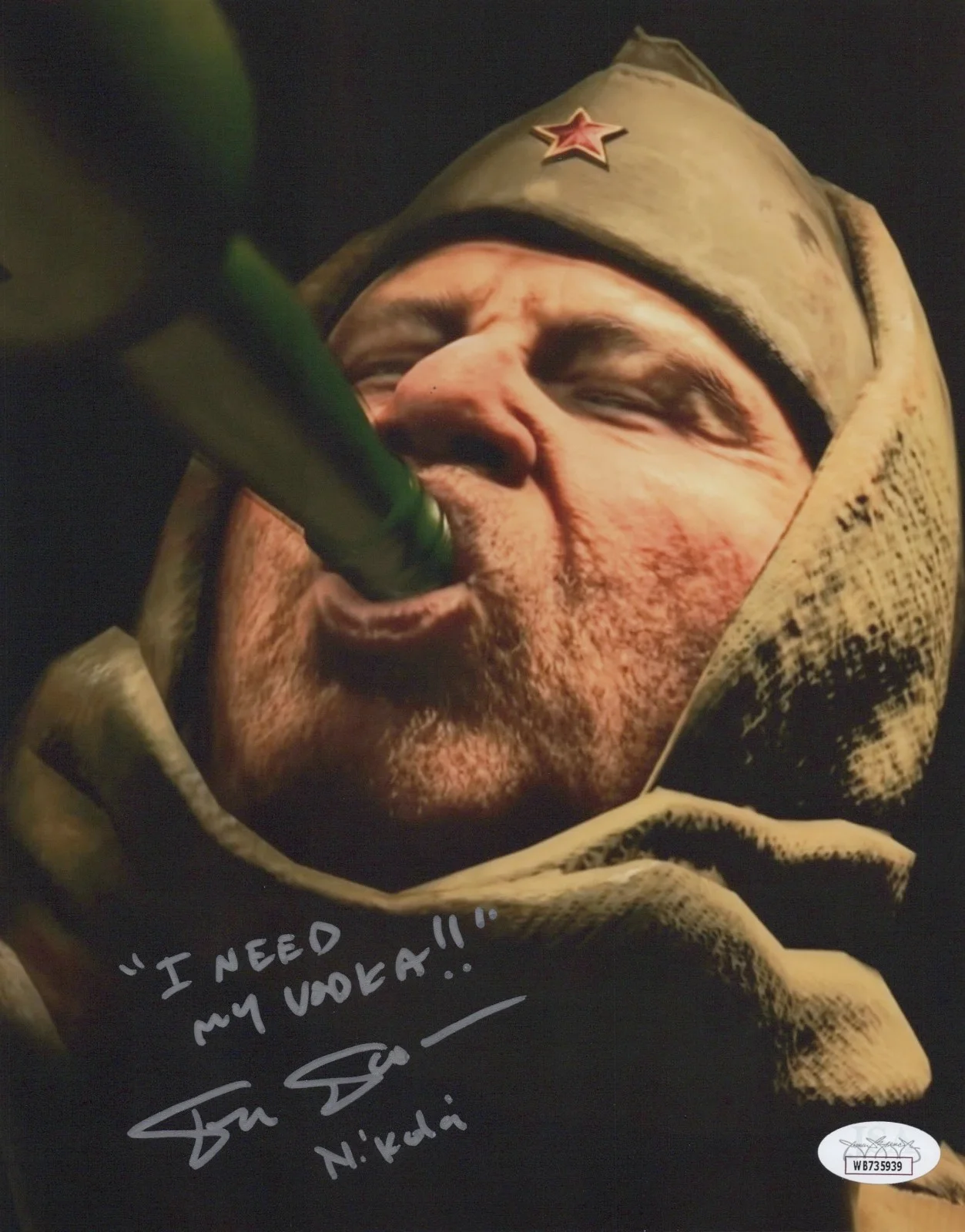 Fred Tatasciore — Fred Tatasciore Signed 8x10 Call of Duty Zombies Nikolai Autograph Photo JSA COA