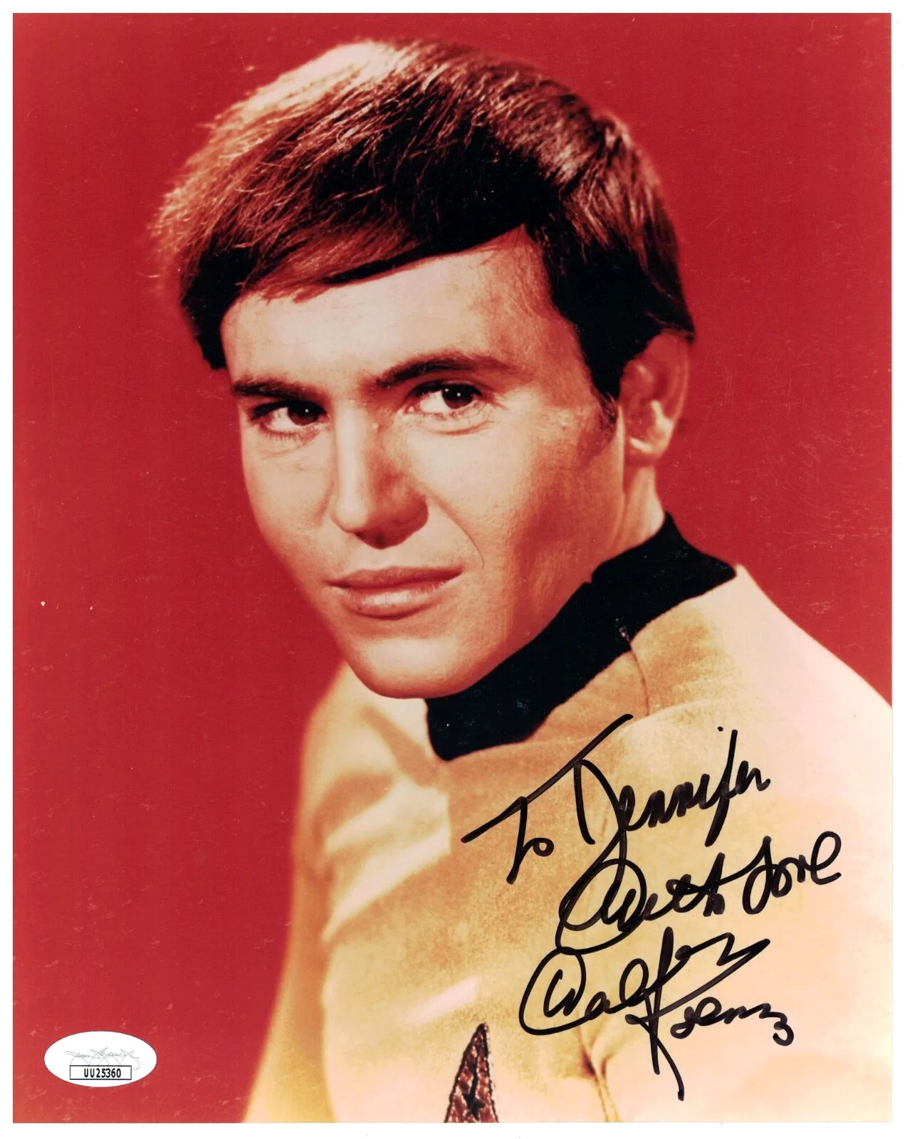 Walter Koenig — WALTER KOENIG JSA Autographed 8X10 Star Trek FREE SHIPPING! Chekov JSA not PSA