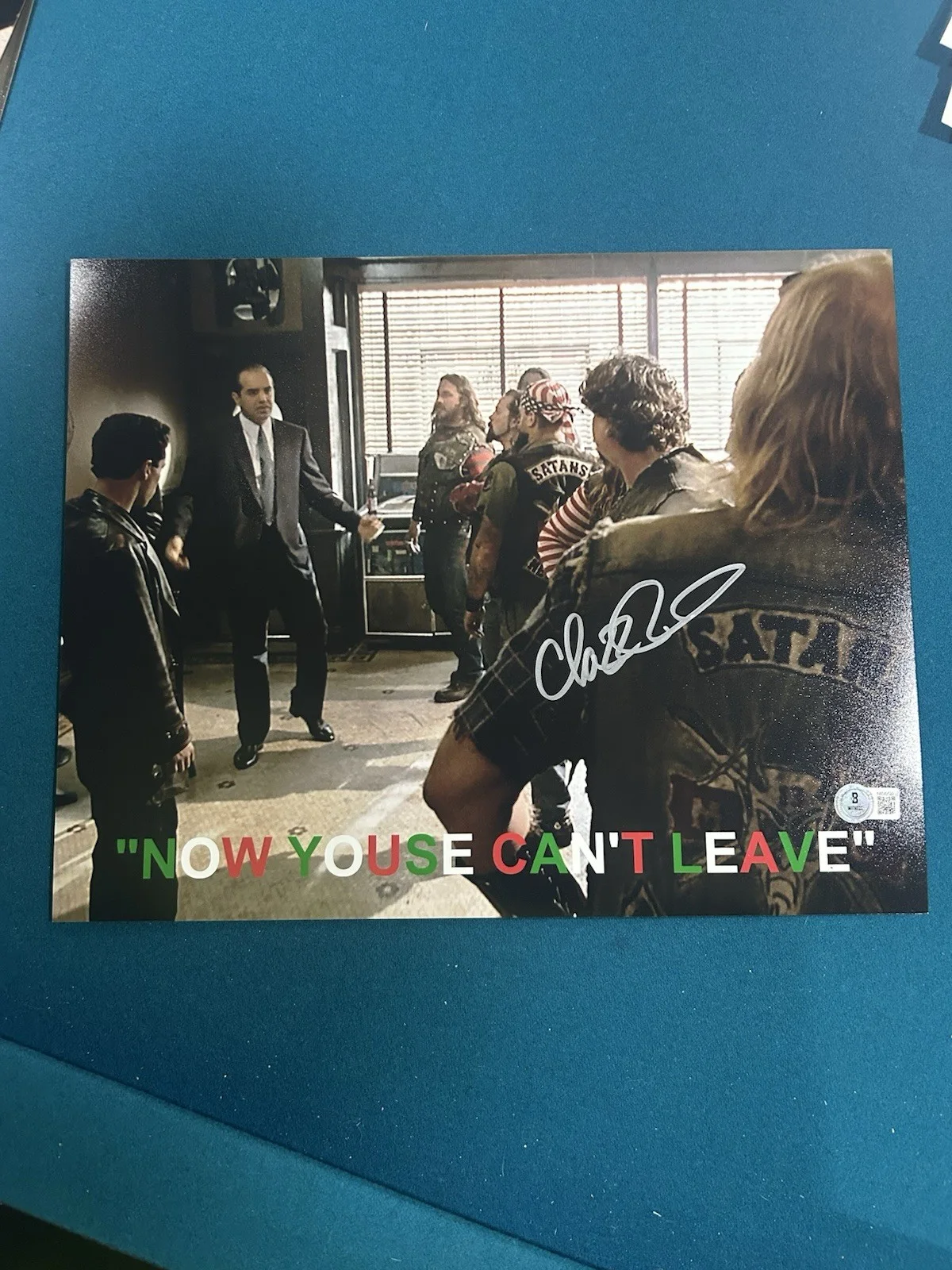 Chaz Palminteri Signed 11x14Photo A Bronx Tale. Now Use Can’t Leave Beckett Wit, image 3