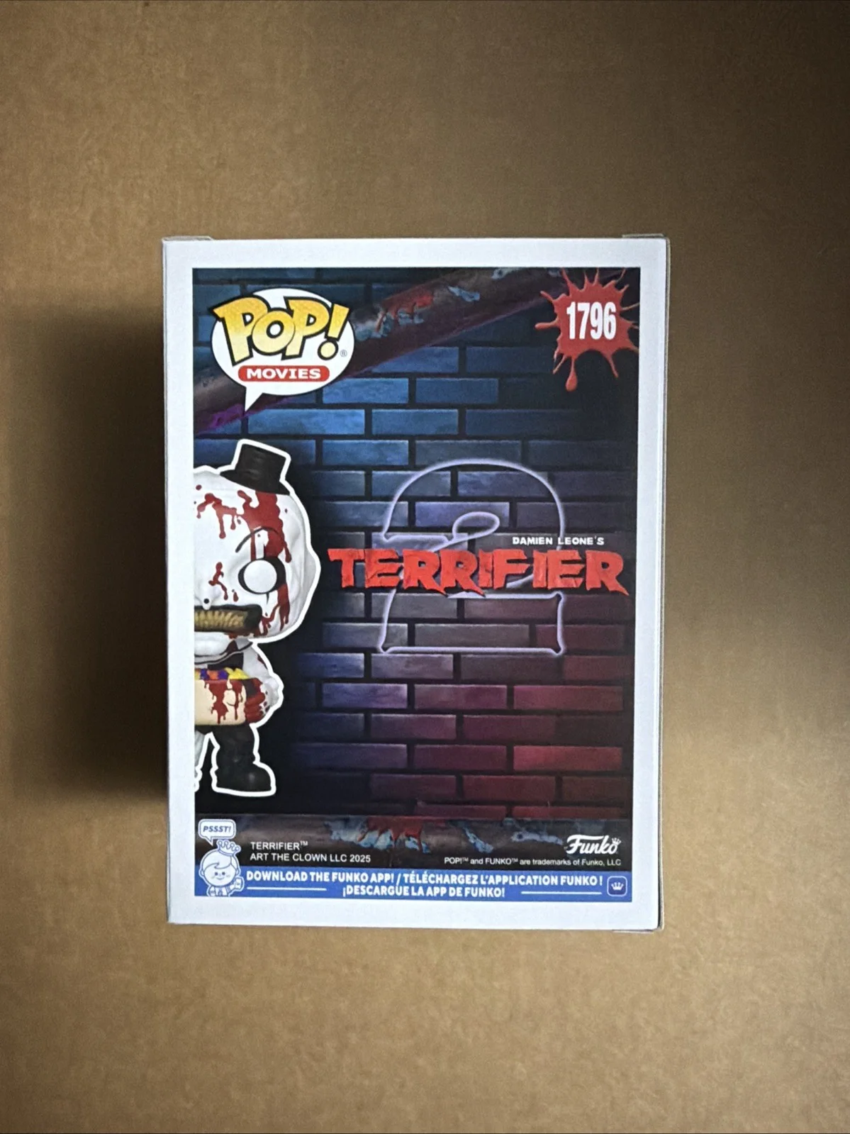 Samantha Scaffidi — Samantha Scaffidi Signed/Autographed Terrifier Art The Clown Funko Pop! SWAU COA, image 3