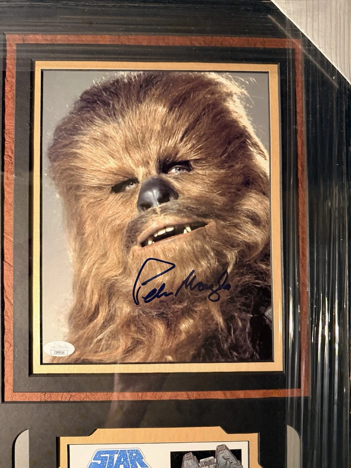 Harrison Ford Peter Mayhew — Harrison Ford & Peter Mayhew Signed Framed Star Wars 8x10 Photos JSA - Han Solo, изображение 3